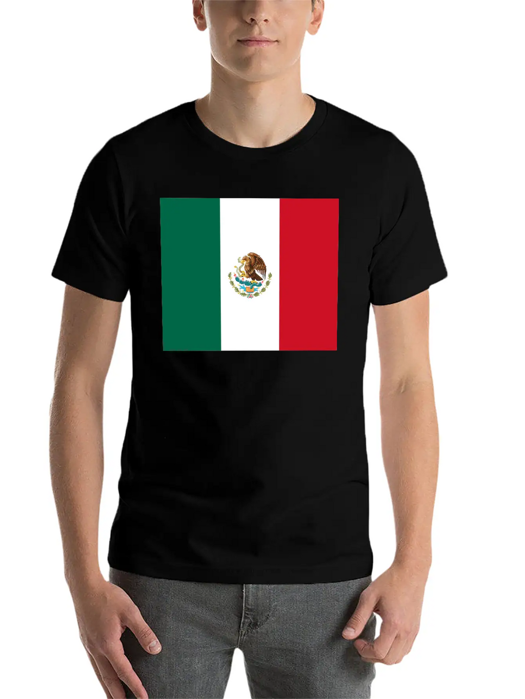 Mexico Flag Basic Graphic T-Shirt – Daily Comfort In Soft Cotton