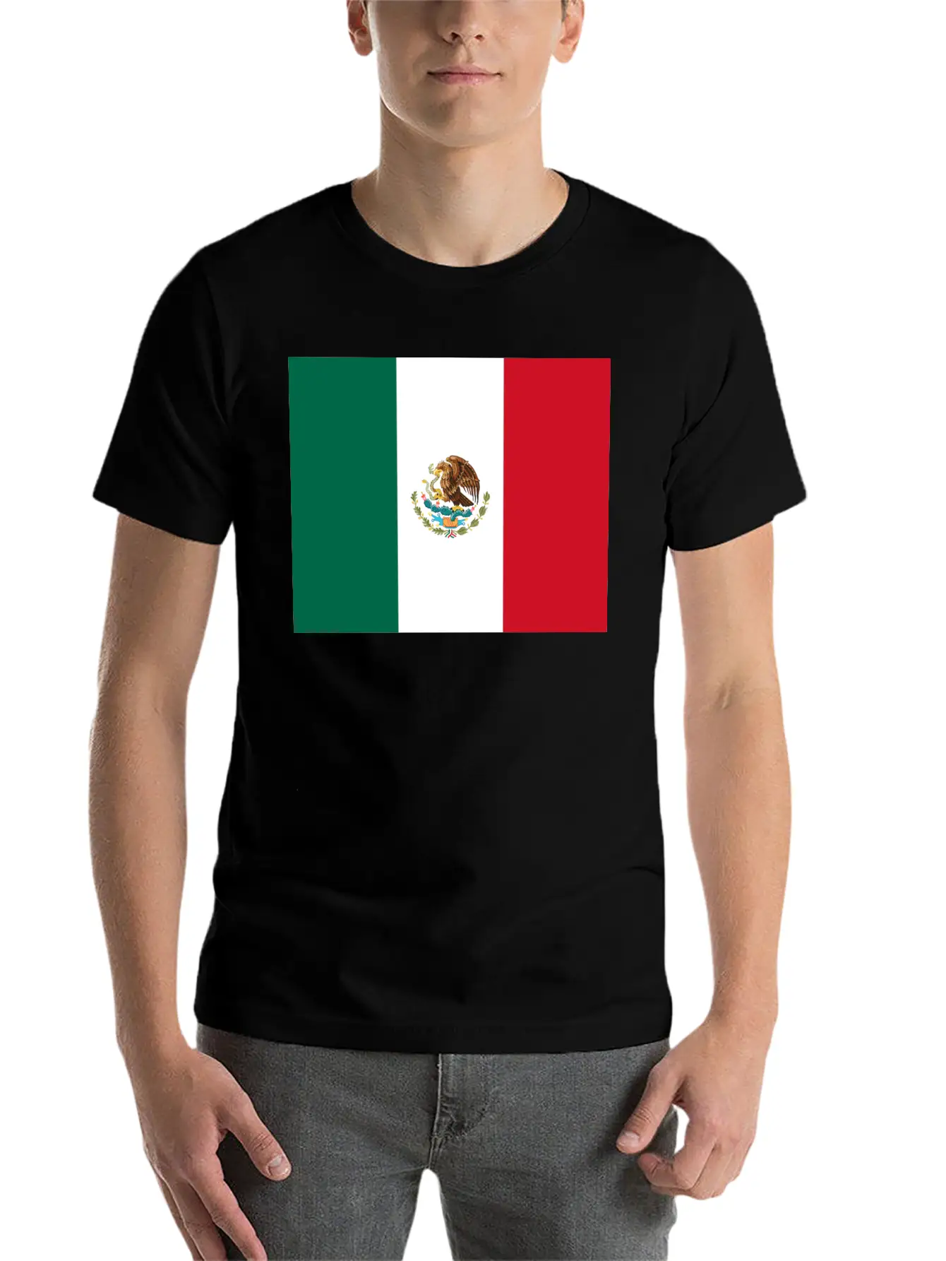 Mexico Flag Basic Graphic T-Shirt – Daily Comfort In Soft Cotton