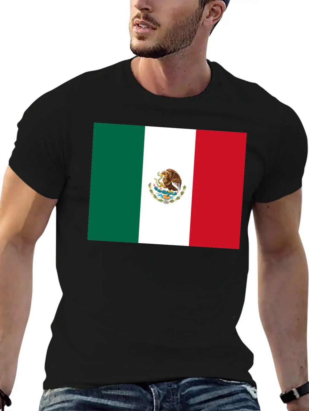 Mexico Flag Basic Graphic T-Shirt – Daily Comfort In Soft Cotton