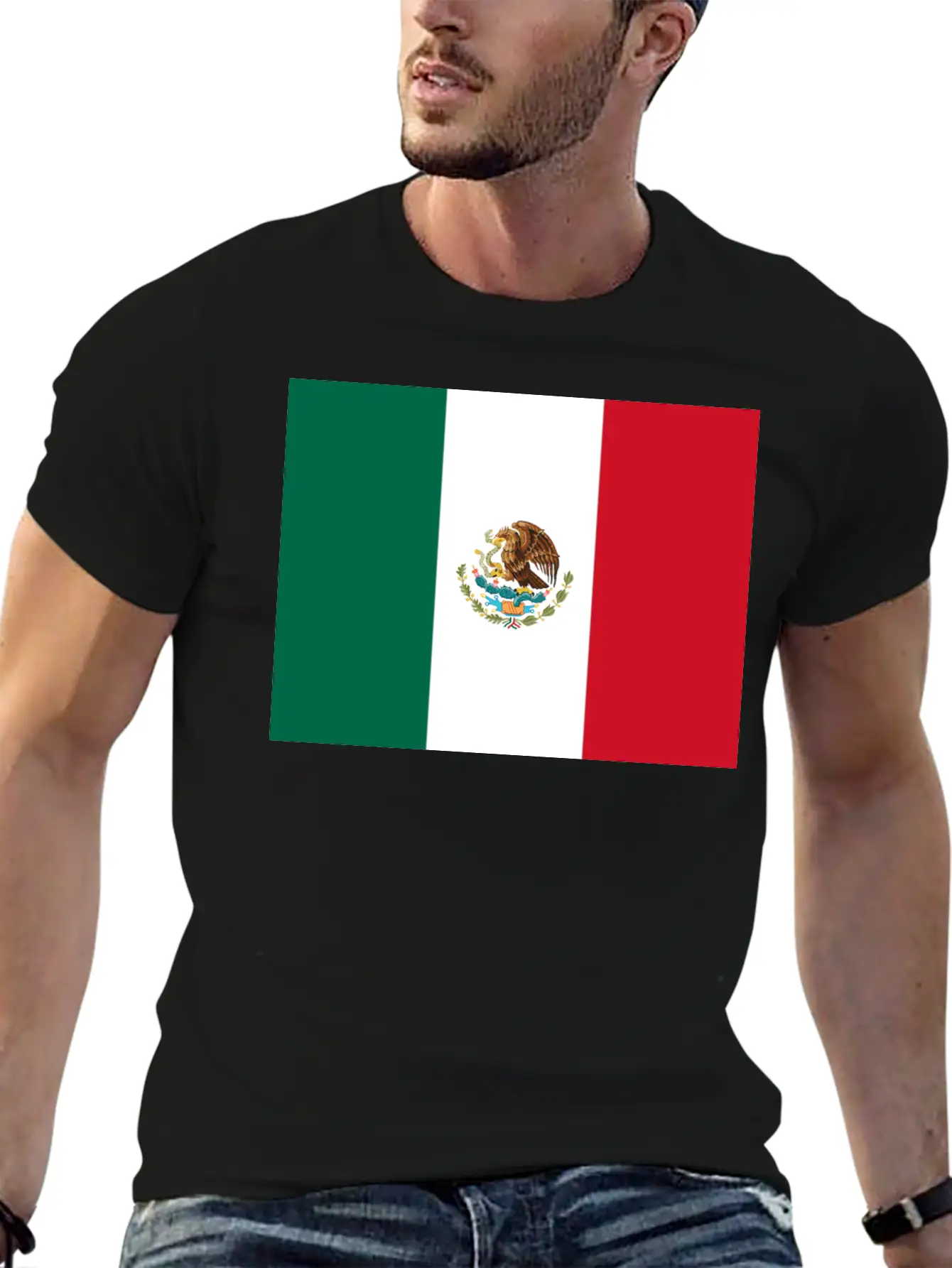 Mexico Flag Basic Graphic T-Shirt – Daily Comfort In Soft Cotton