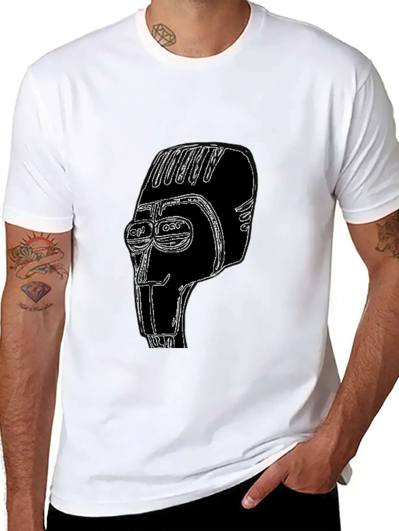 Microphone Man Classic Cotton Tee – Unisex Comfort For Any Season