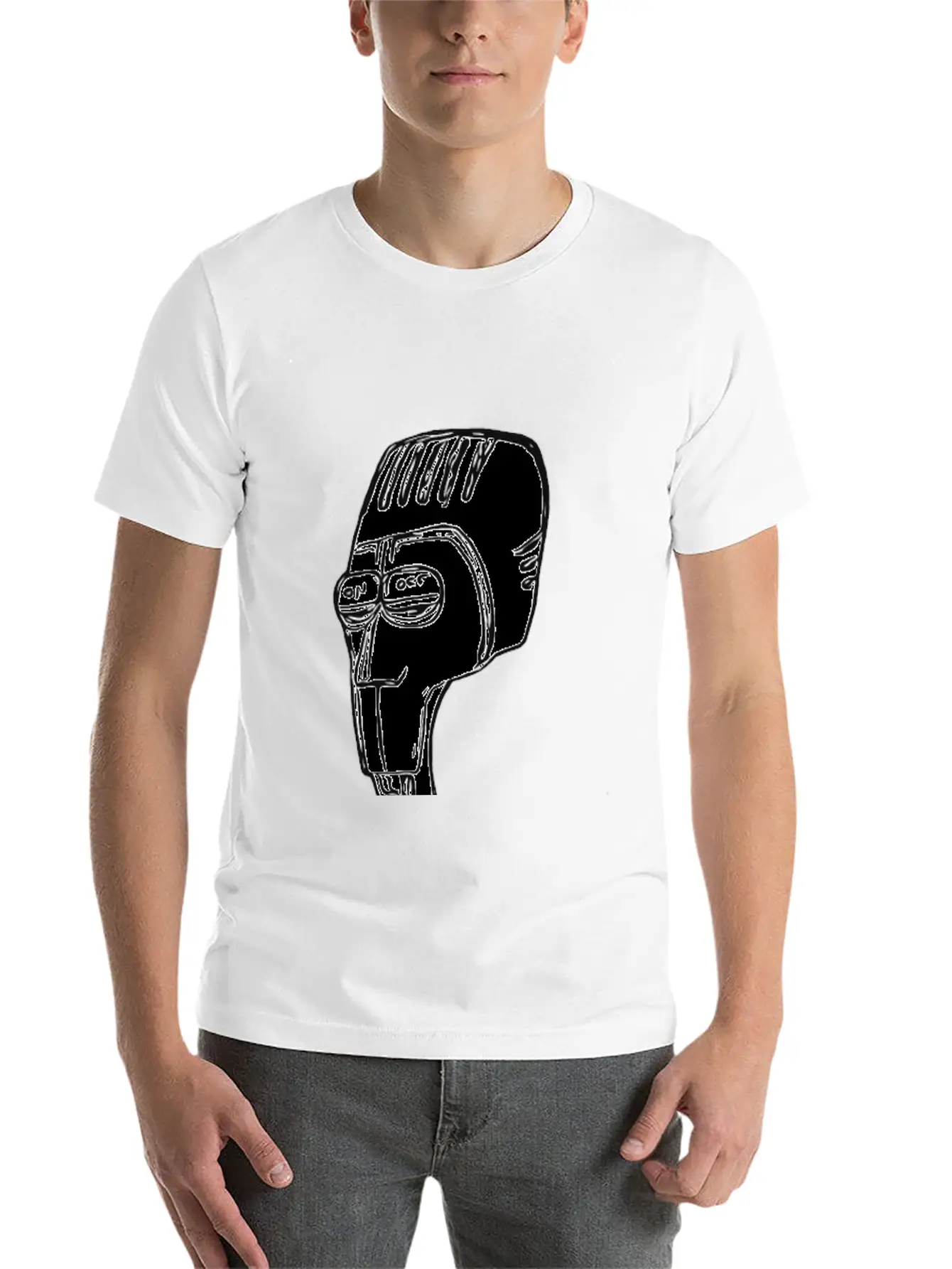 Microphone Man Classic Cotton Tee – Unisex Comfort For Any Season