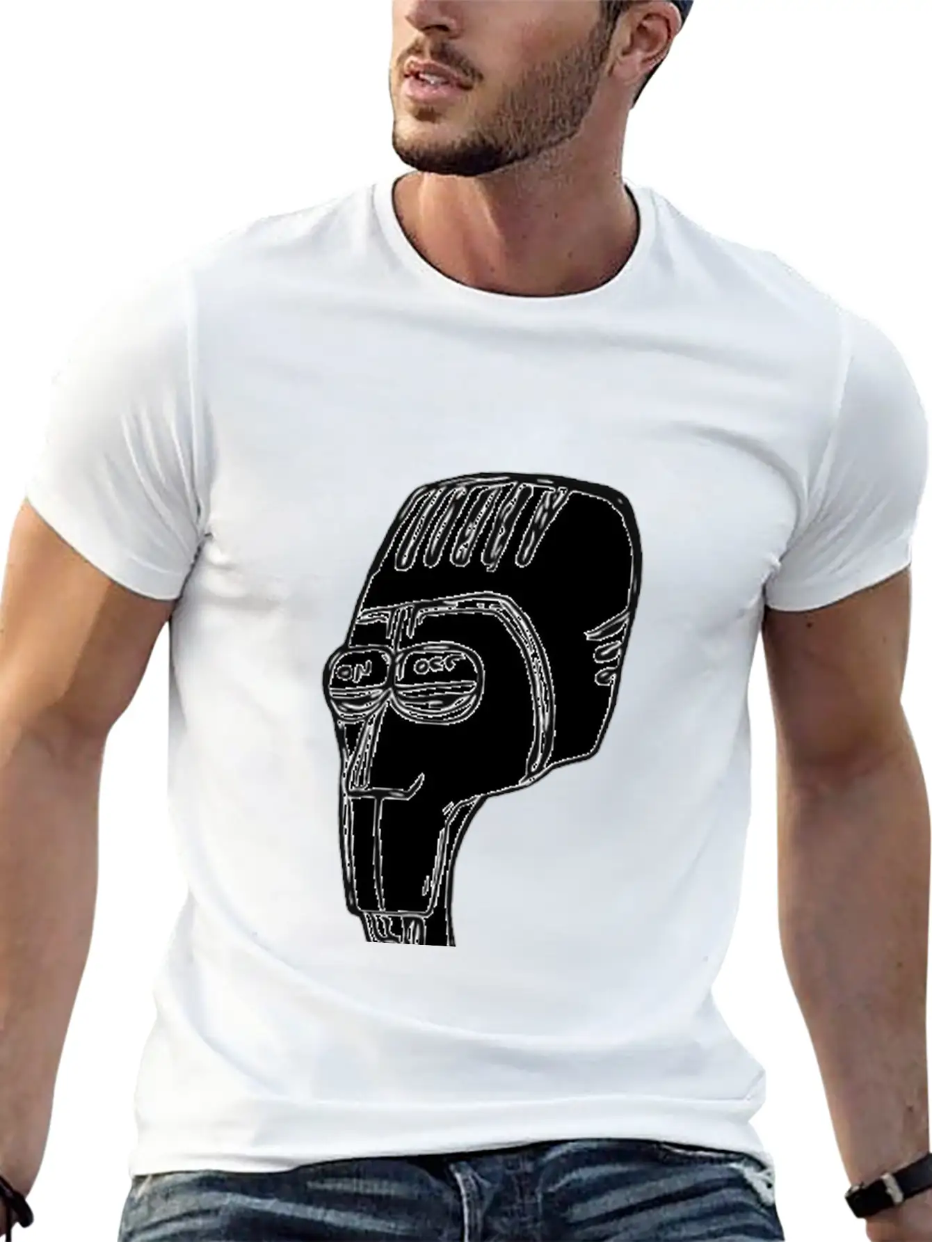 Microphone Man Classic Cotton Tee – Unisex Comfort For Any Season