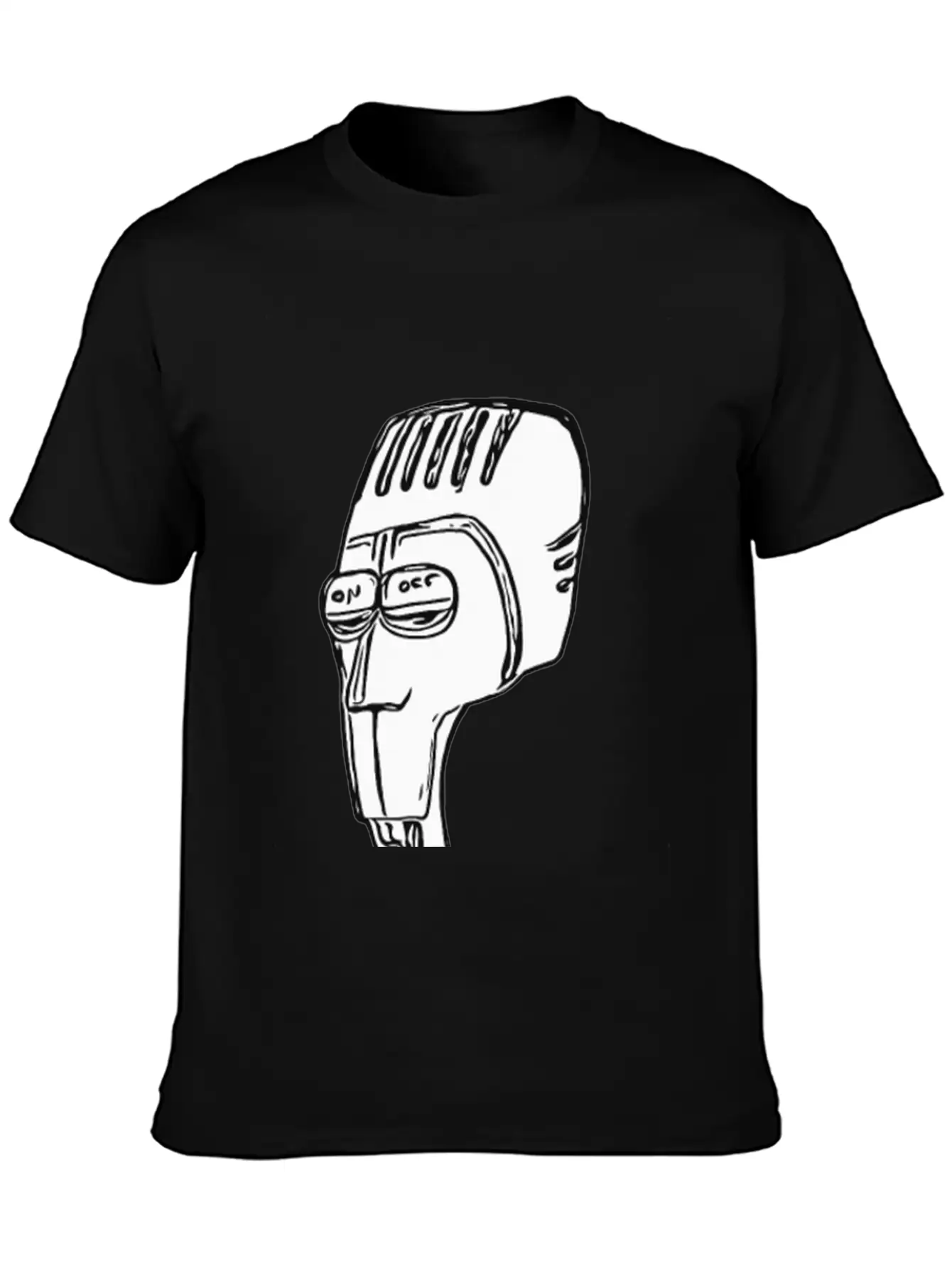 Microphone Man Classic Cotton Tee – Unisex Comfort For Any Season