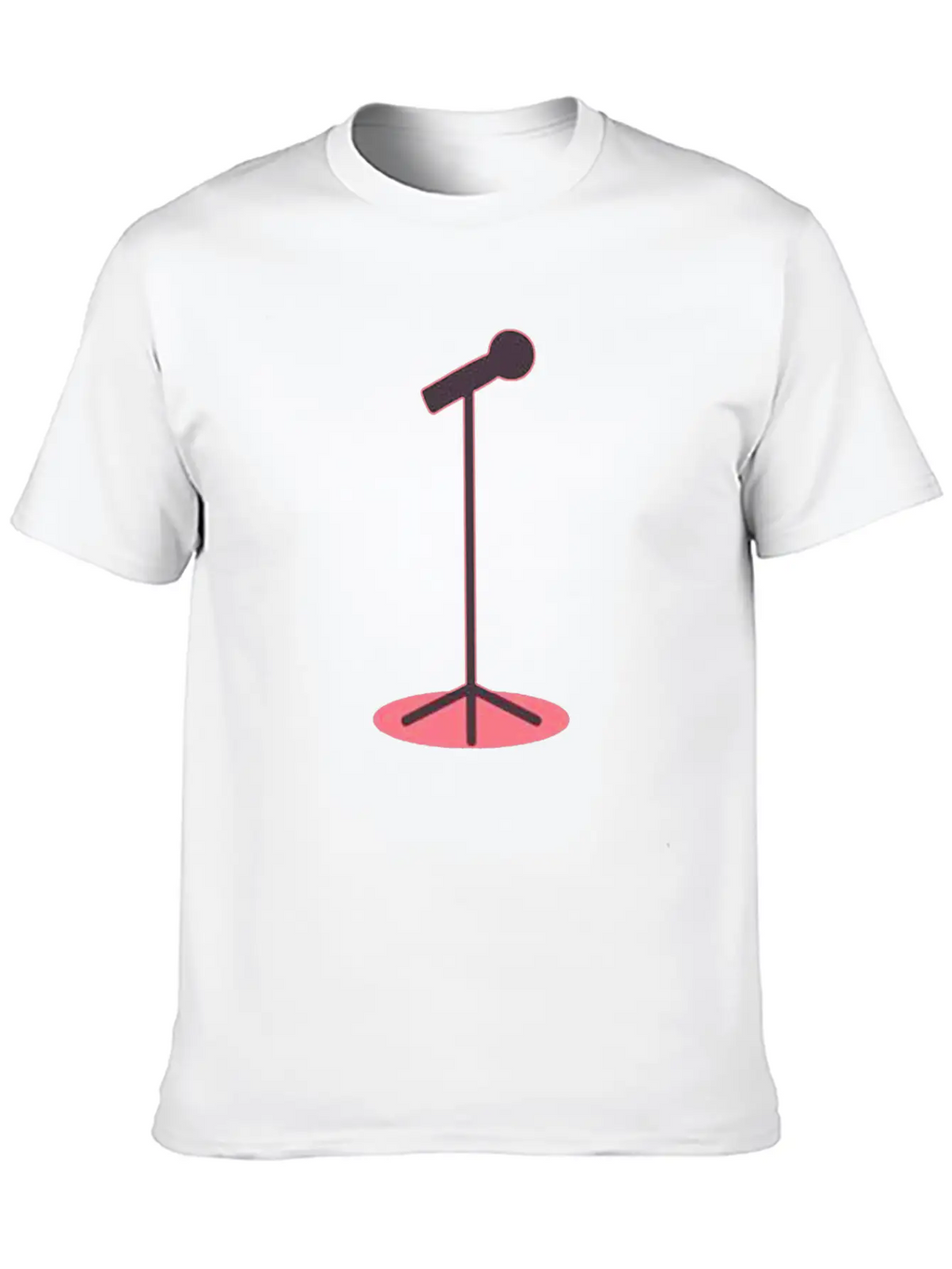 Microphone Style Stylish Everyday T-Shirt – Unisex Basic Cotton Tee