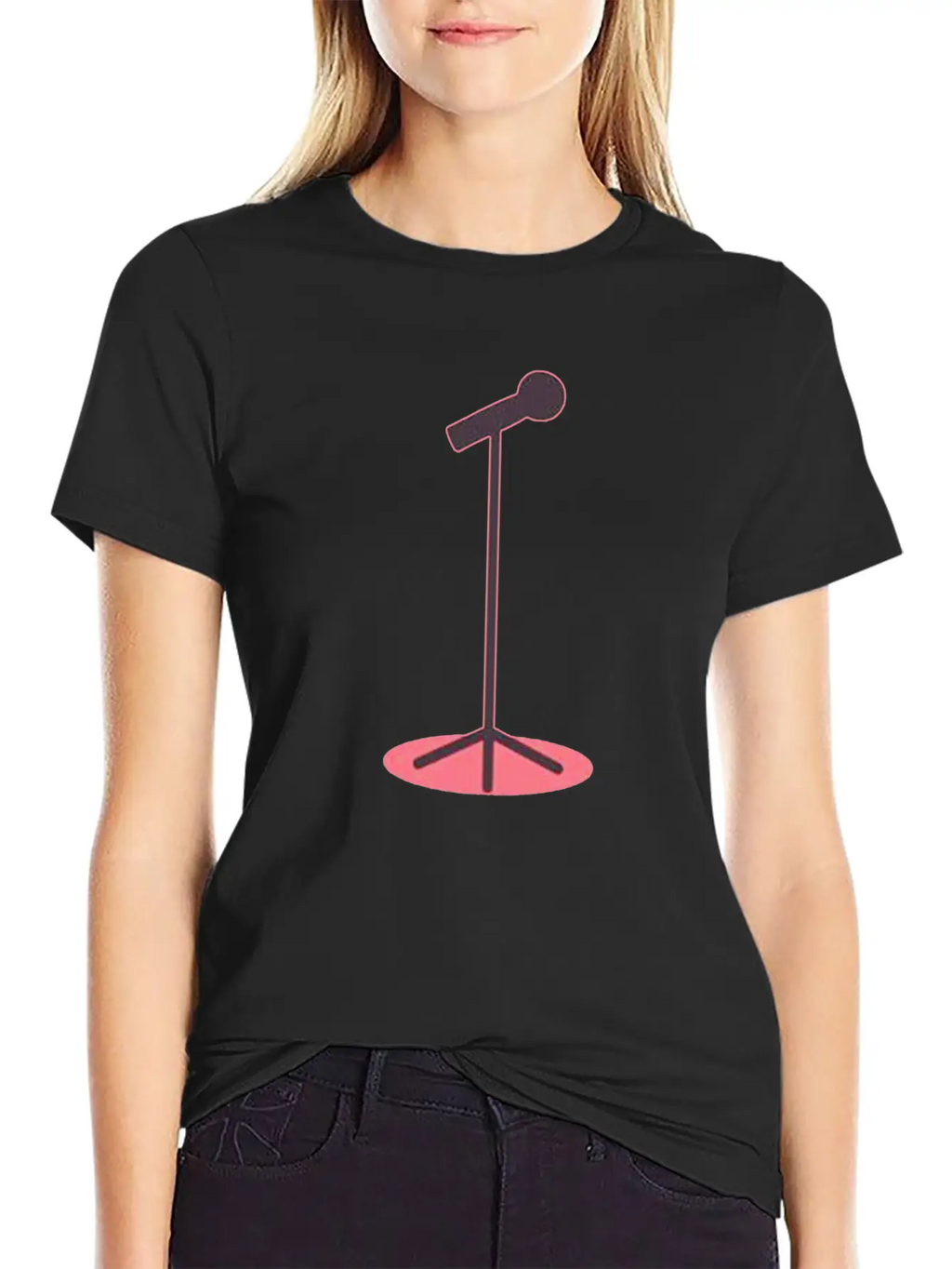 Microphone Style Stylish Everyday T-Shirt – Unisex Basic Cotton Tee