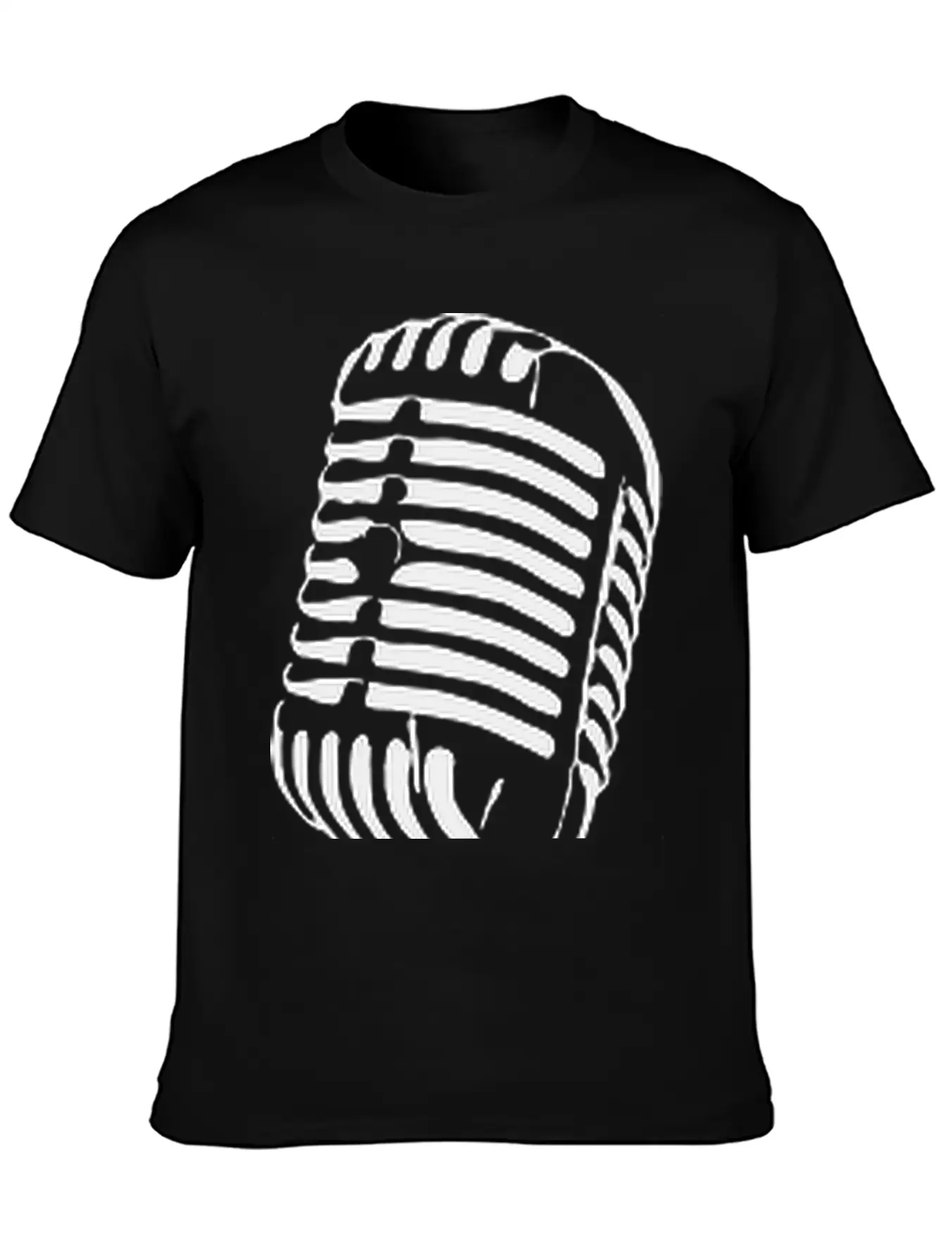 Microphone Stylish Everyday T-Shirt – Unisex Basic Cotton Tee