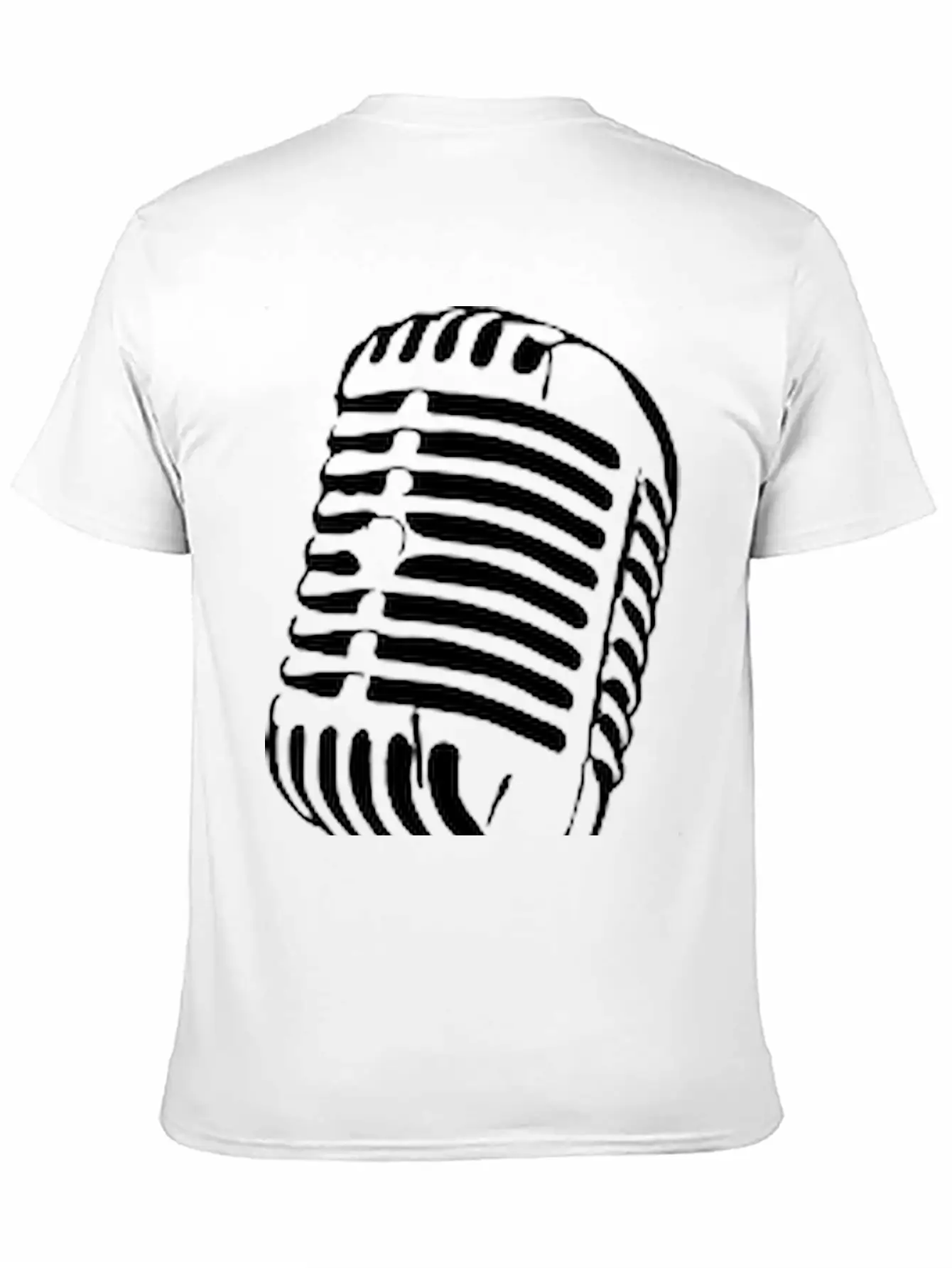 Microphone Stylish Everyday T-Shirt – Unisex Basic Cotton Tee