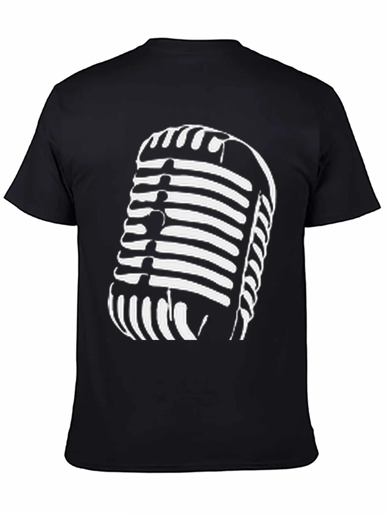 Microphone Stylish Everyday T-Shirt – Unisex Basic Cotton Tee