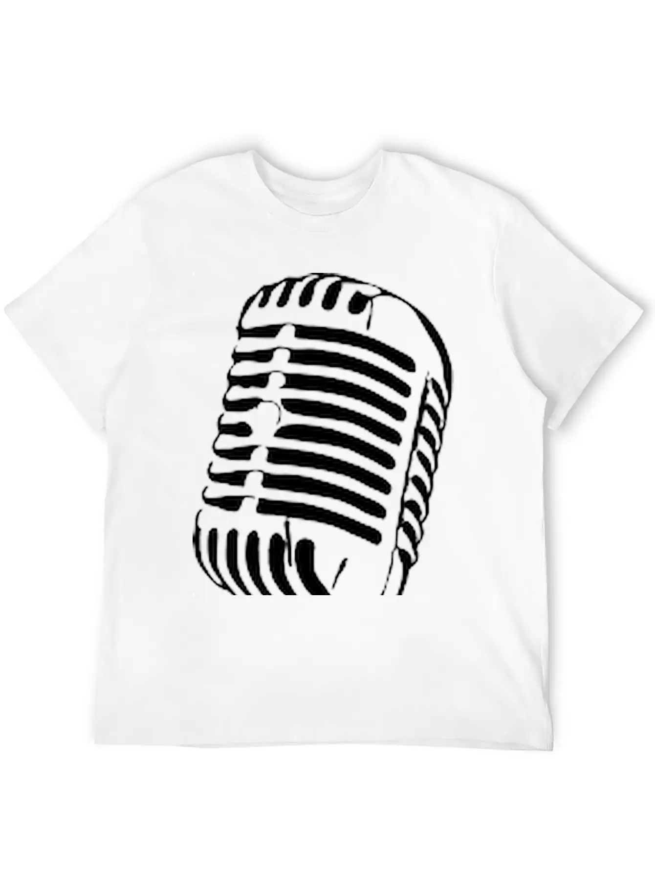 Microphone Stylish Everyday T-Shirt – Unisex Basic Cotton Tee