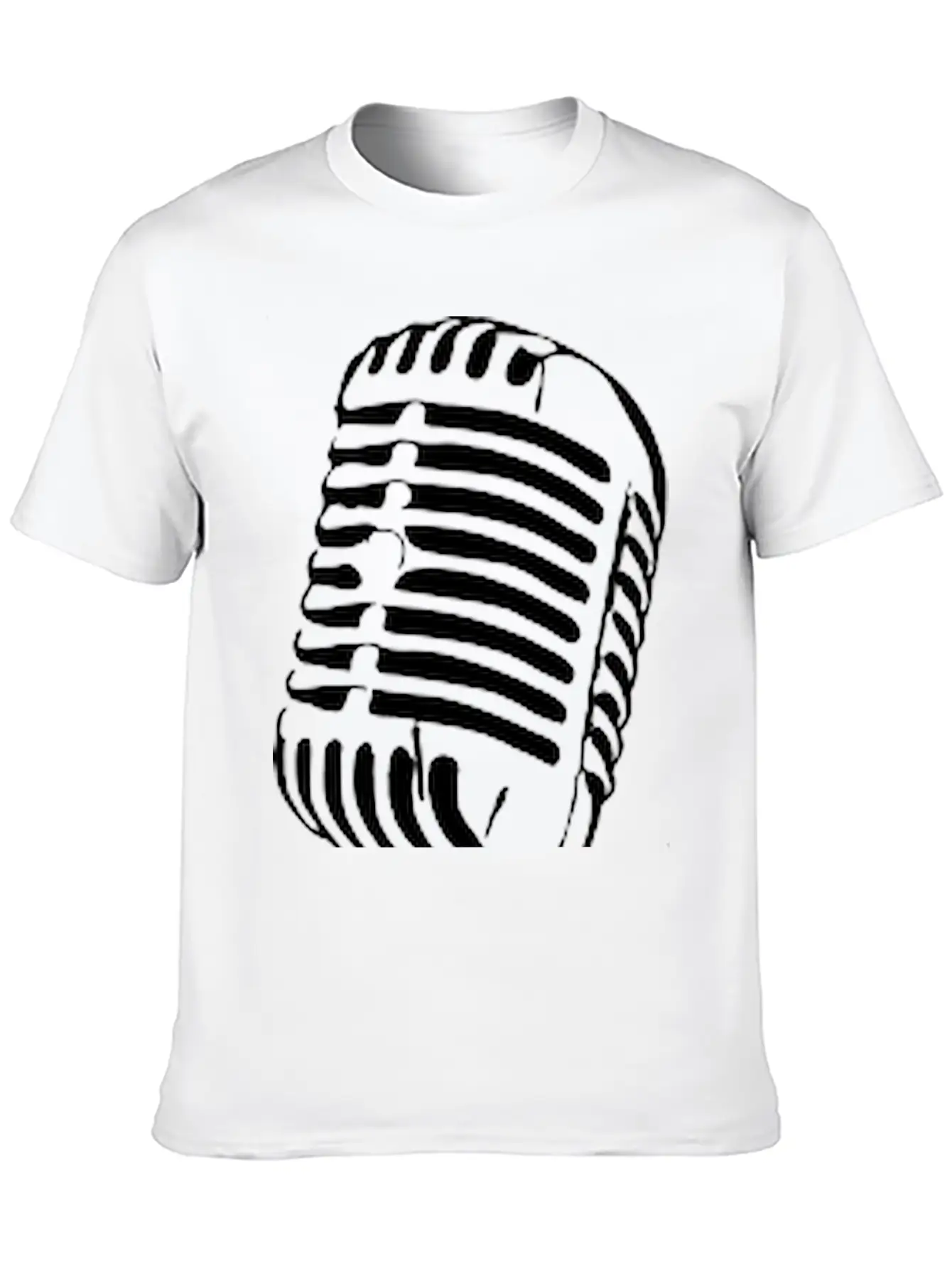 Microphone Stylish Everyday T-Shirt – Unisex Basic Cotton Tee