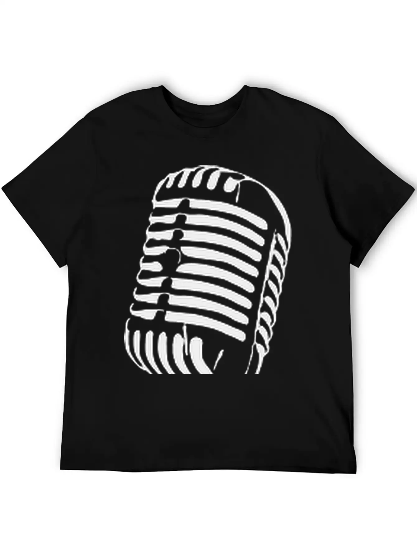 Microphone Stylish Everyday T-Shirt – Unisex Basic Cotton Tee