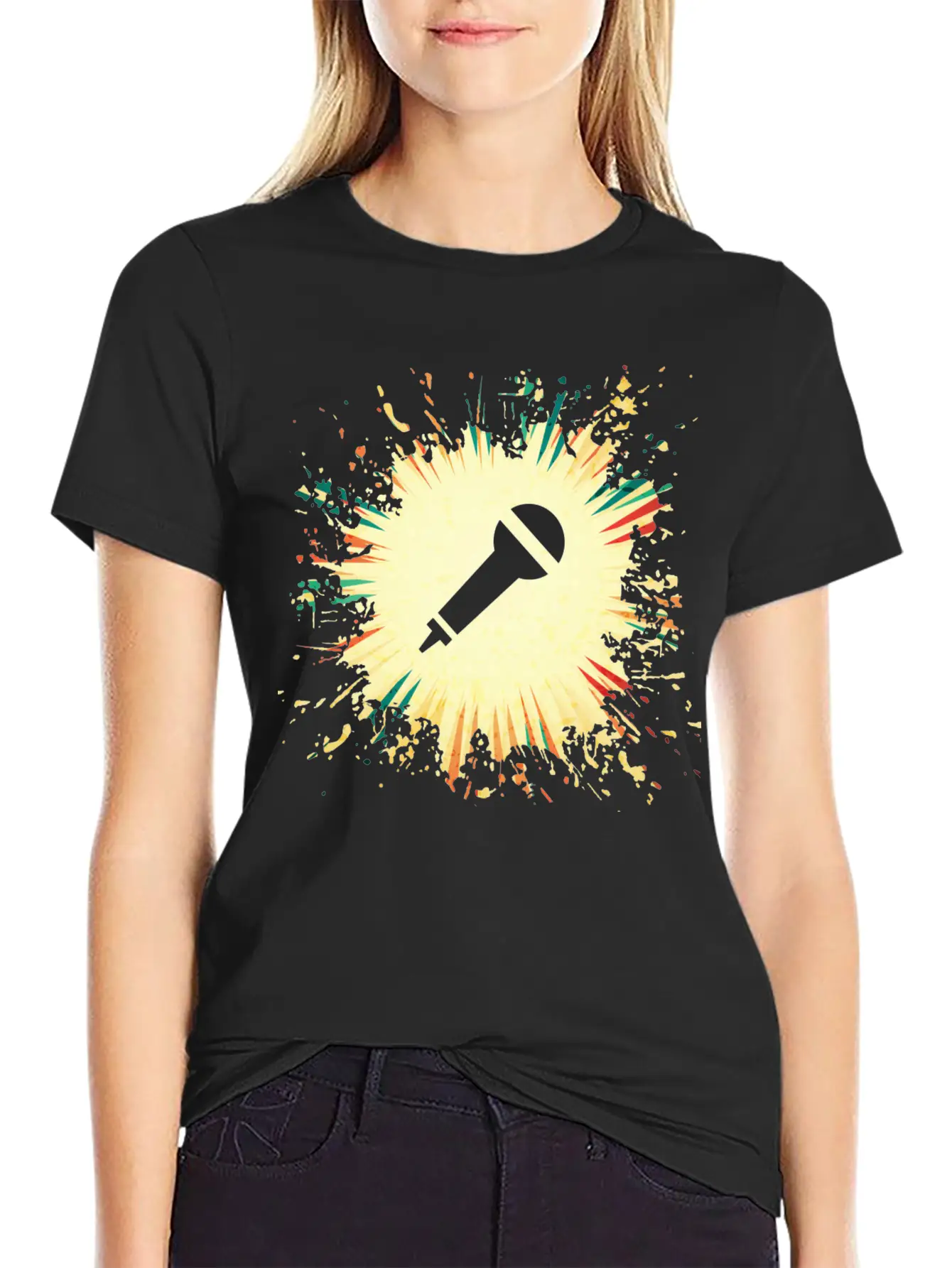 Microphone Timeless Short Sleeve Tee – Comfy And Minimalist Design