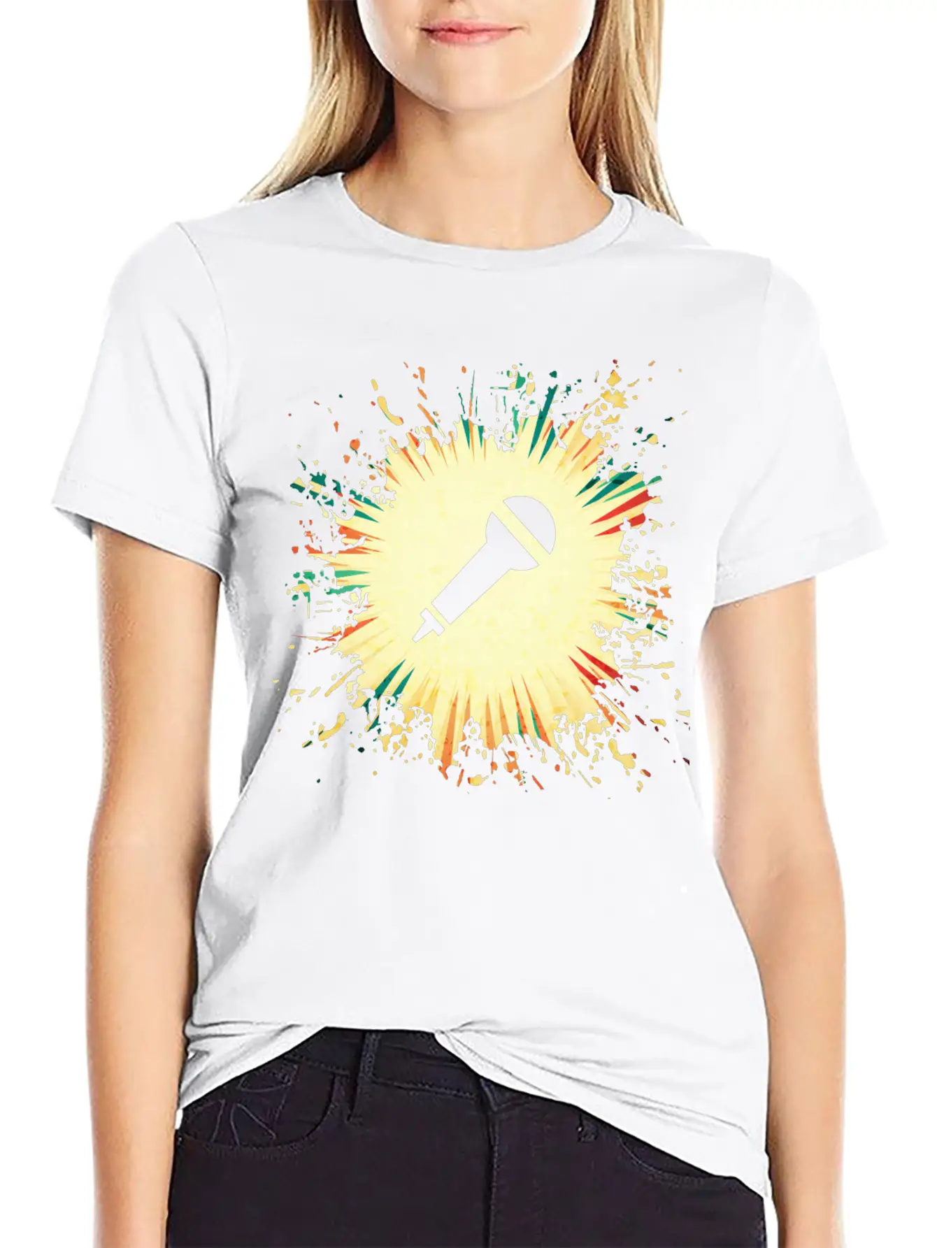 Microphone Timeless Short Sleeve Tee – Comfy And Minimalist Design