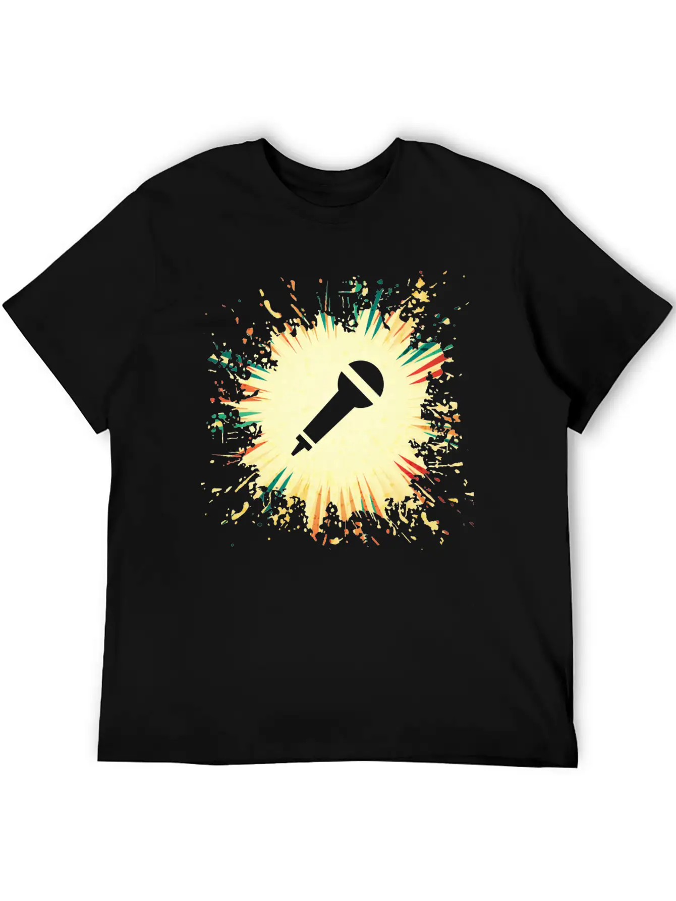 Microphone Timeless Short Sleeve Tee – Comfy And Minimalist Design