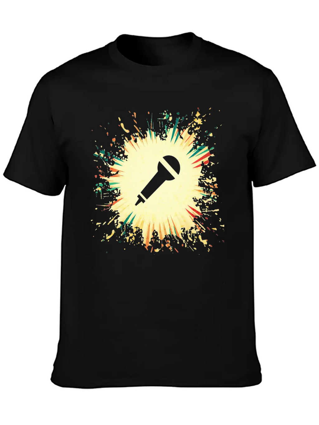 Microphone Timeless Short Sleeve Tee – Comfy And Minimalist Design