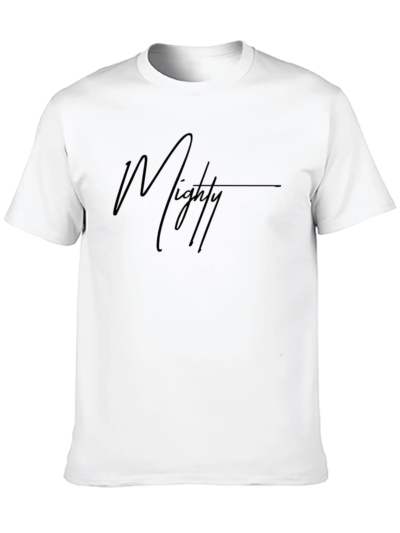 Mighty – Strength In Every Step Breathable Graphic T-Shirt – Perfect For Casual Days