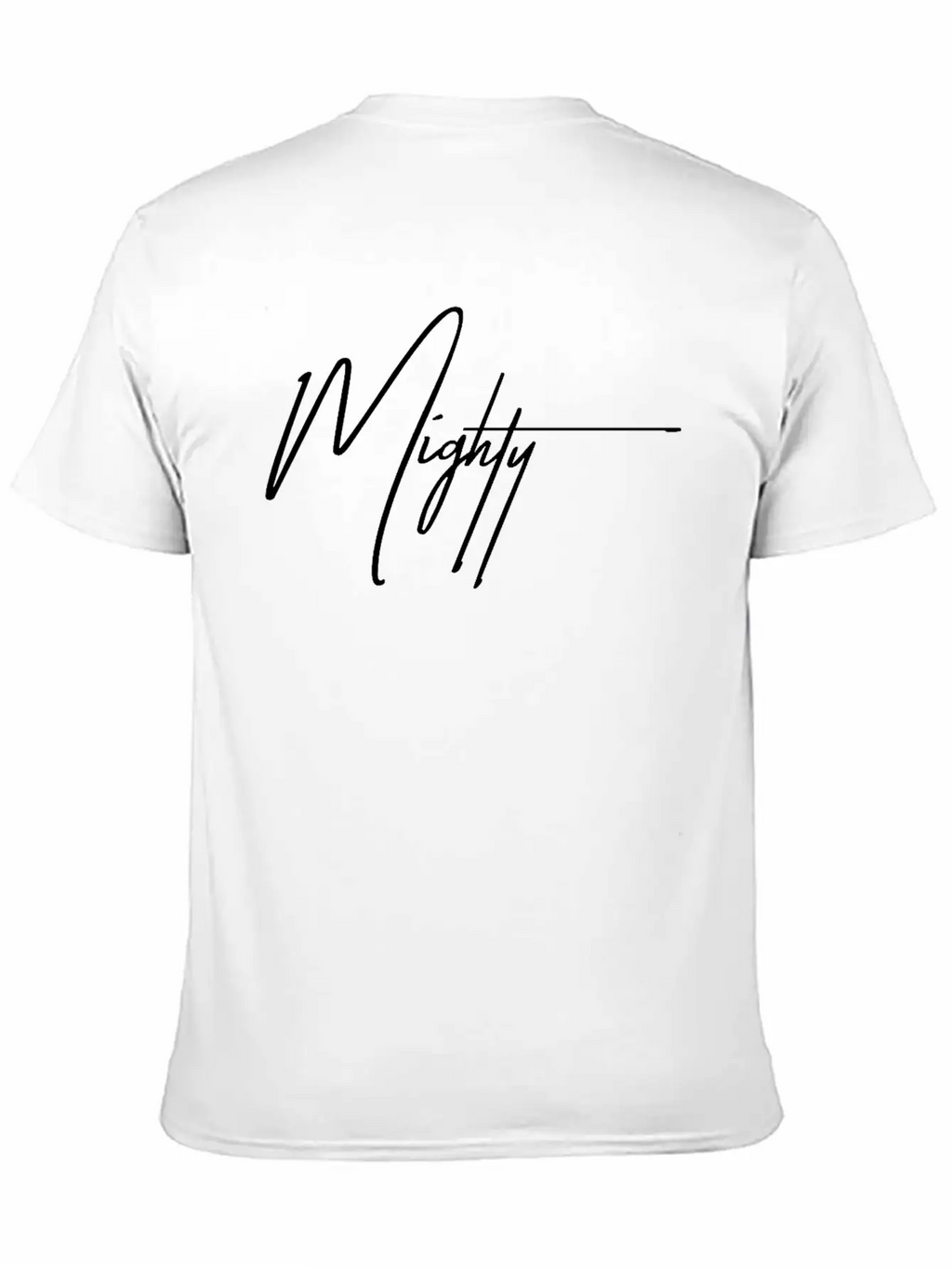 Mighty – Strength In Every Step Breathable Graphic T-Shirt – Perfect For Casual Days