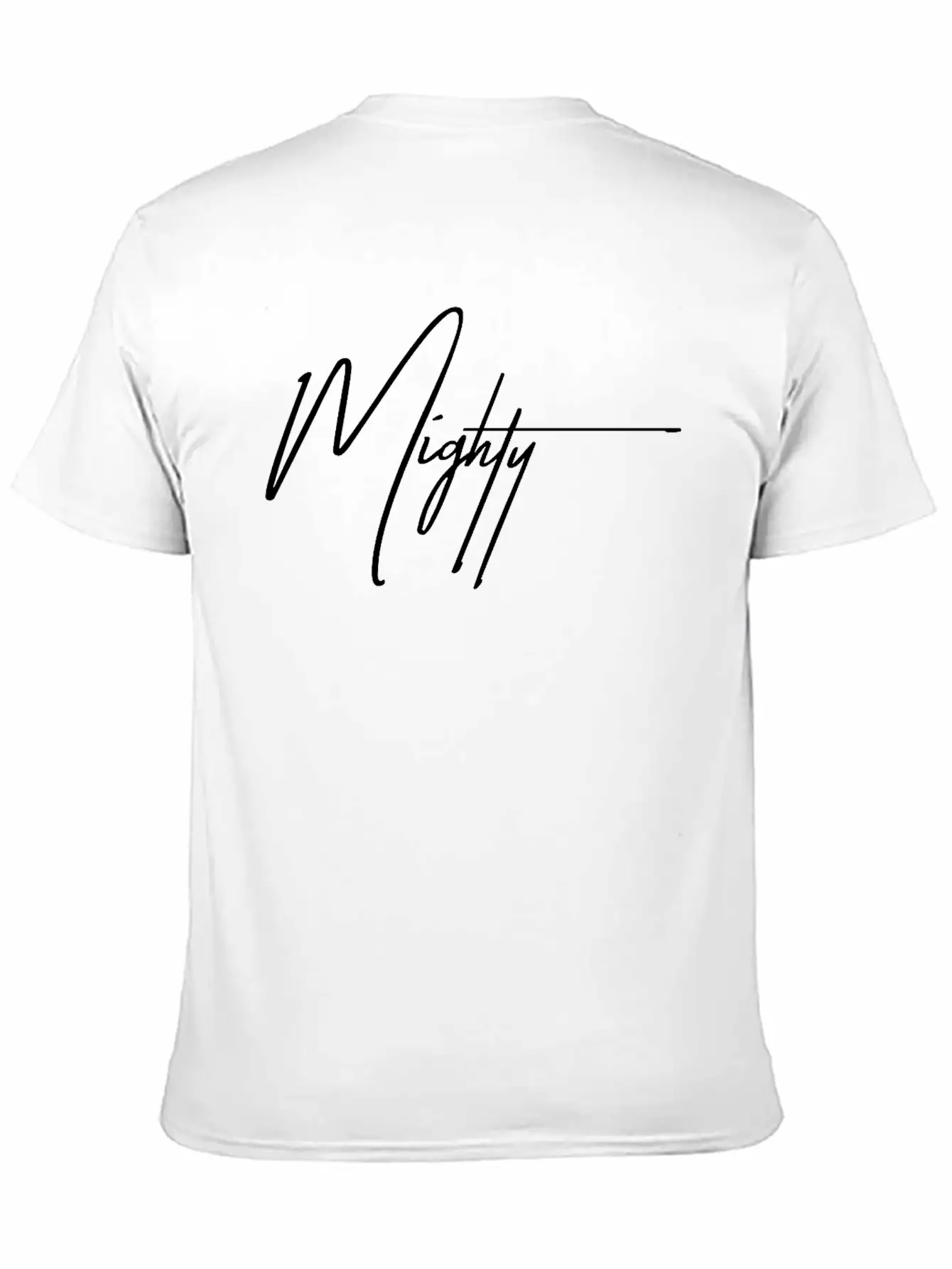 Mighty – Strength In Every Step Breathable Graphic T-Shirt – Perfect For Casual Days