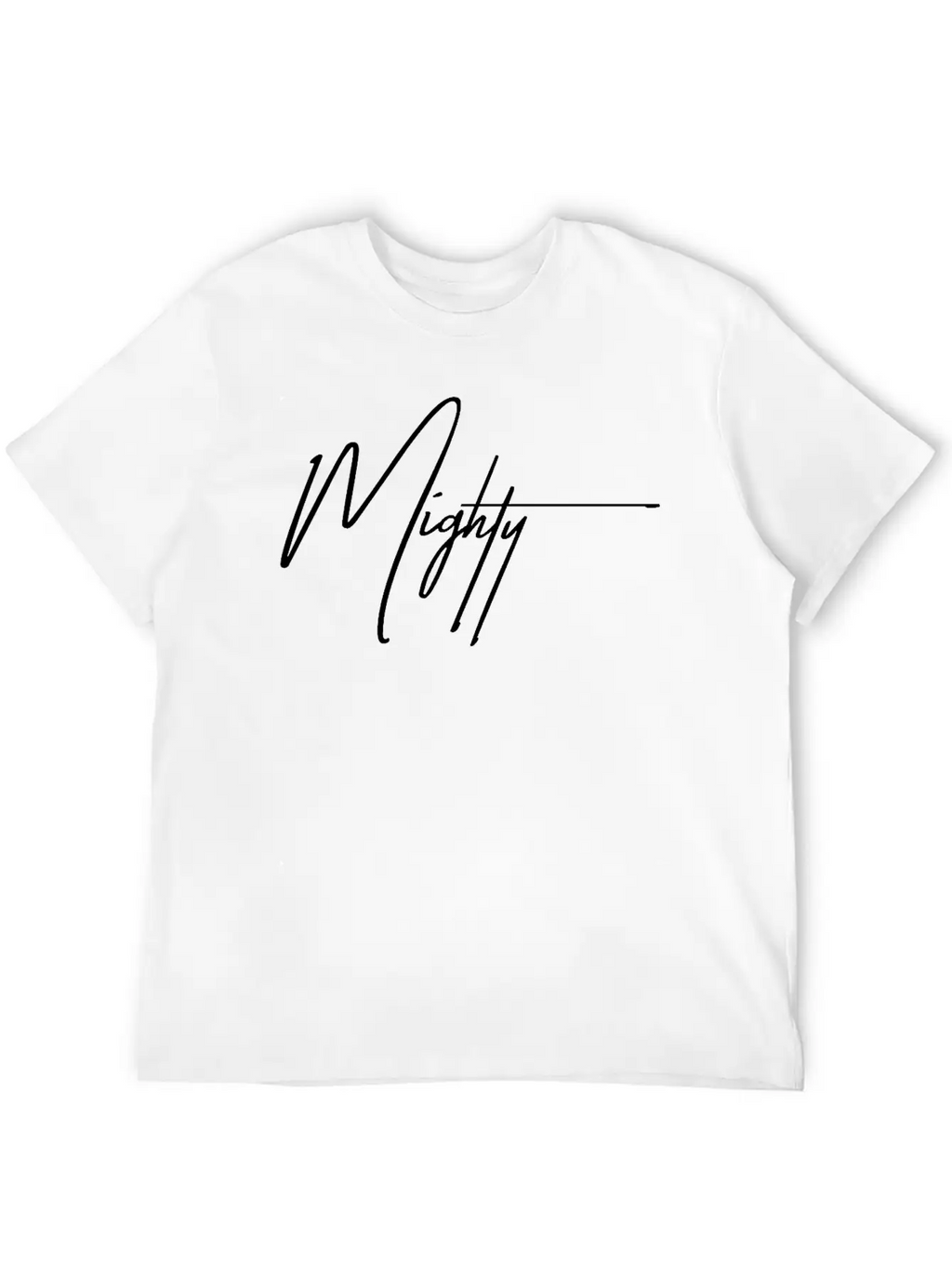 Mighty – Strength In Every Step Breathable Graphic T-Shirt – Perfect For Casual Days