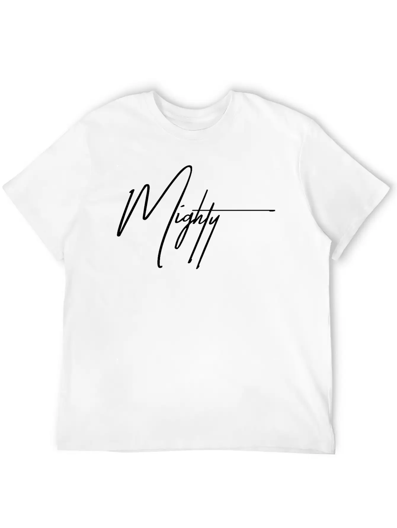 Mighty – Strength In Every Step Breathable Graphic T-Shirt – Perfect For Casual Days