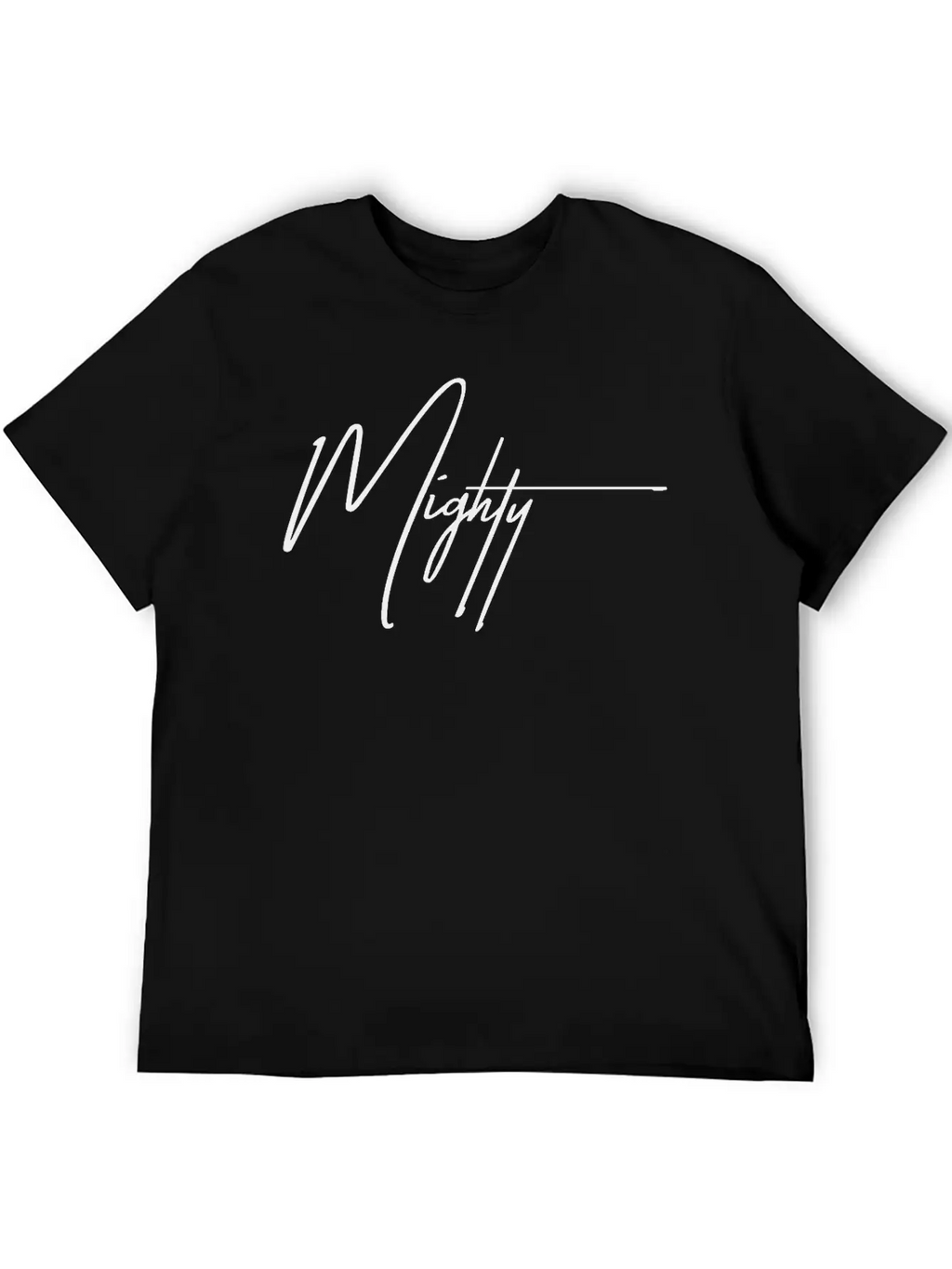 Mighty – Strength In Every Step Breathable Graphic T-Shirt – Perfect For Casual Days