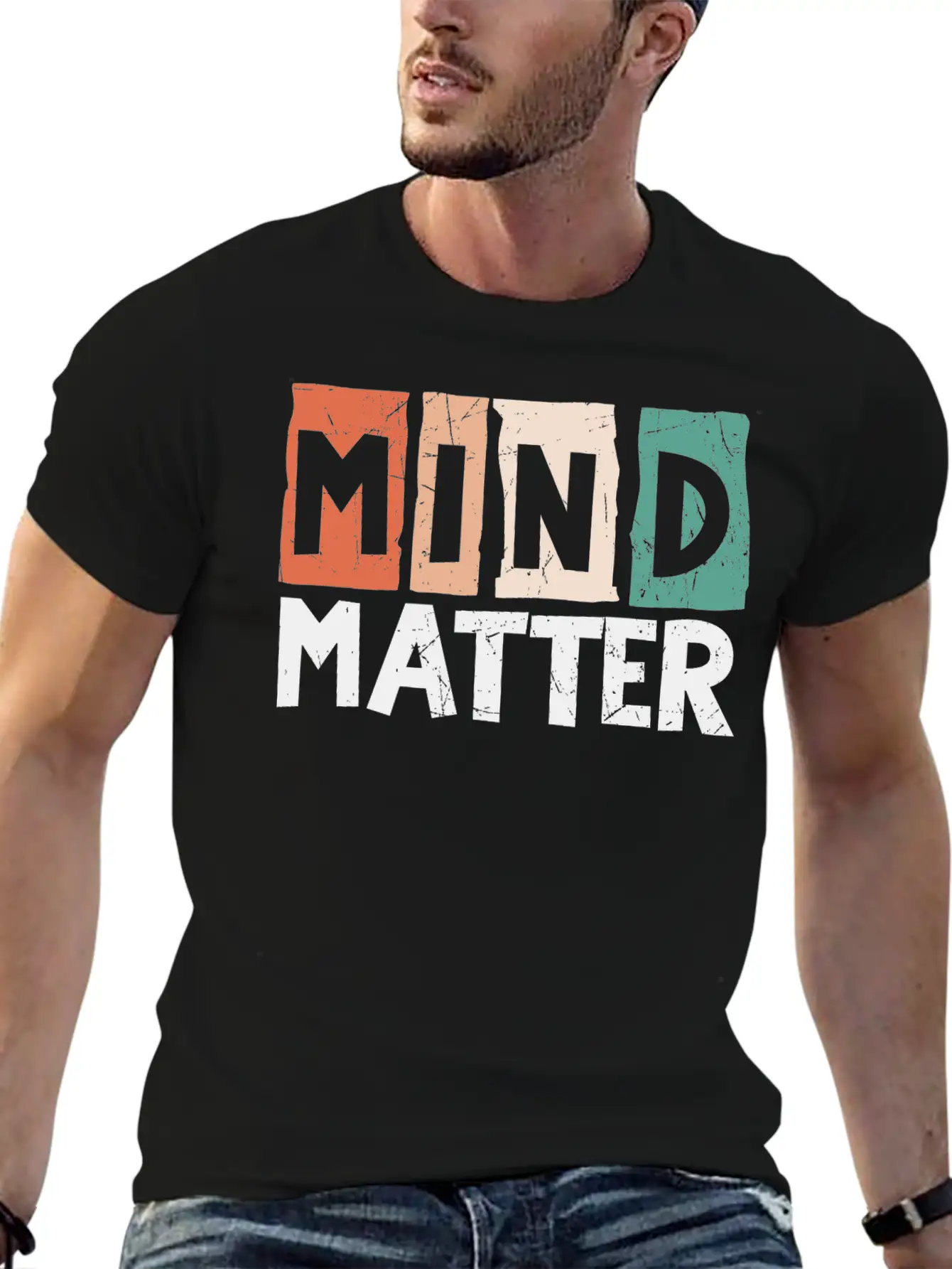 Mind Over Matter Breathable Soft Cotton T-Shirt – Timeless Casual Look