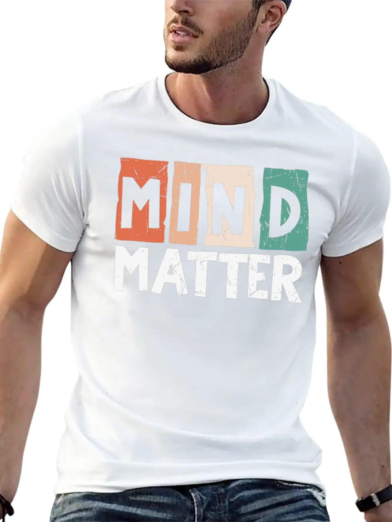 Mind Over Matter Breathable Soft Cotton T-Shirt – Timeless Casual Look