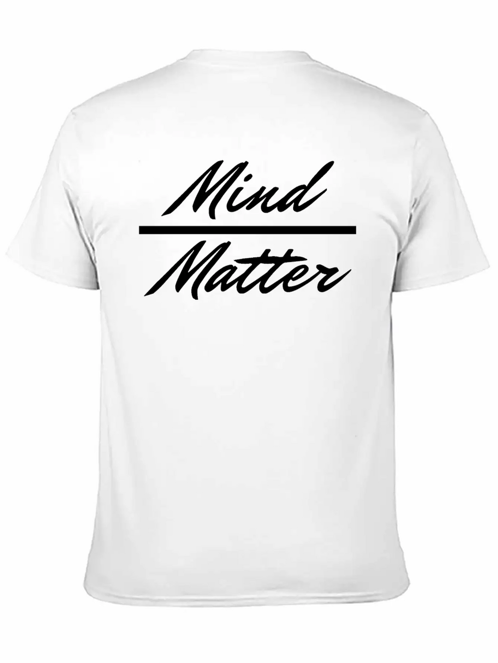 Mind Over Matter Timeless Short Sleeve Tee – Comfy And Minimalist Design