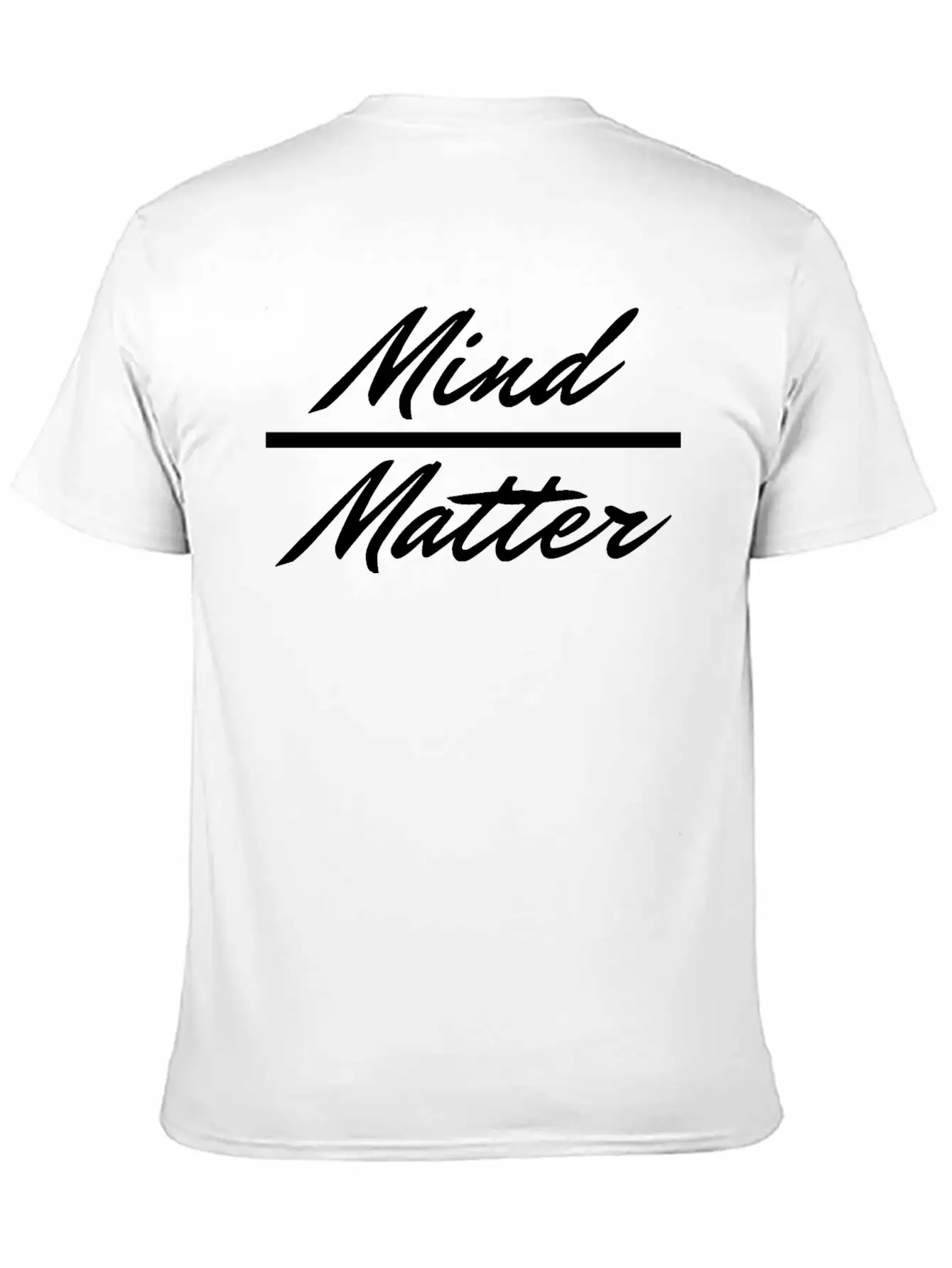 Mind Over Matter Timeless Short Sleeve Tee – Comfy And Minimalist Design