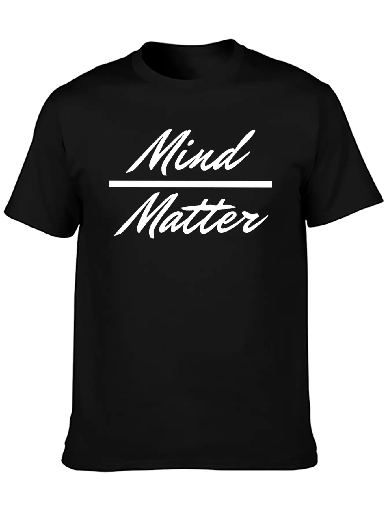 Mind Over Matter Timeless Short Sleeve Tee – Comfy And Minimalist Design