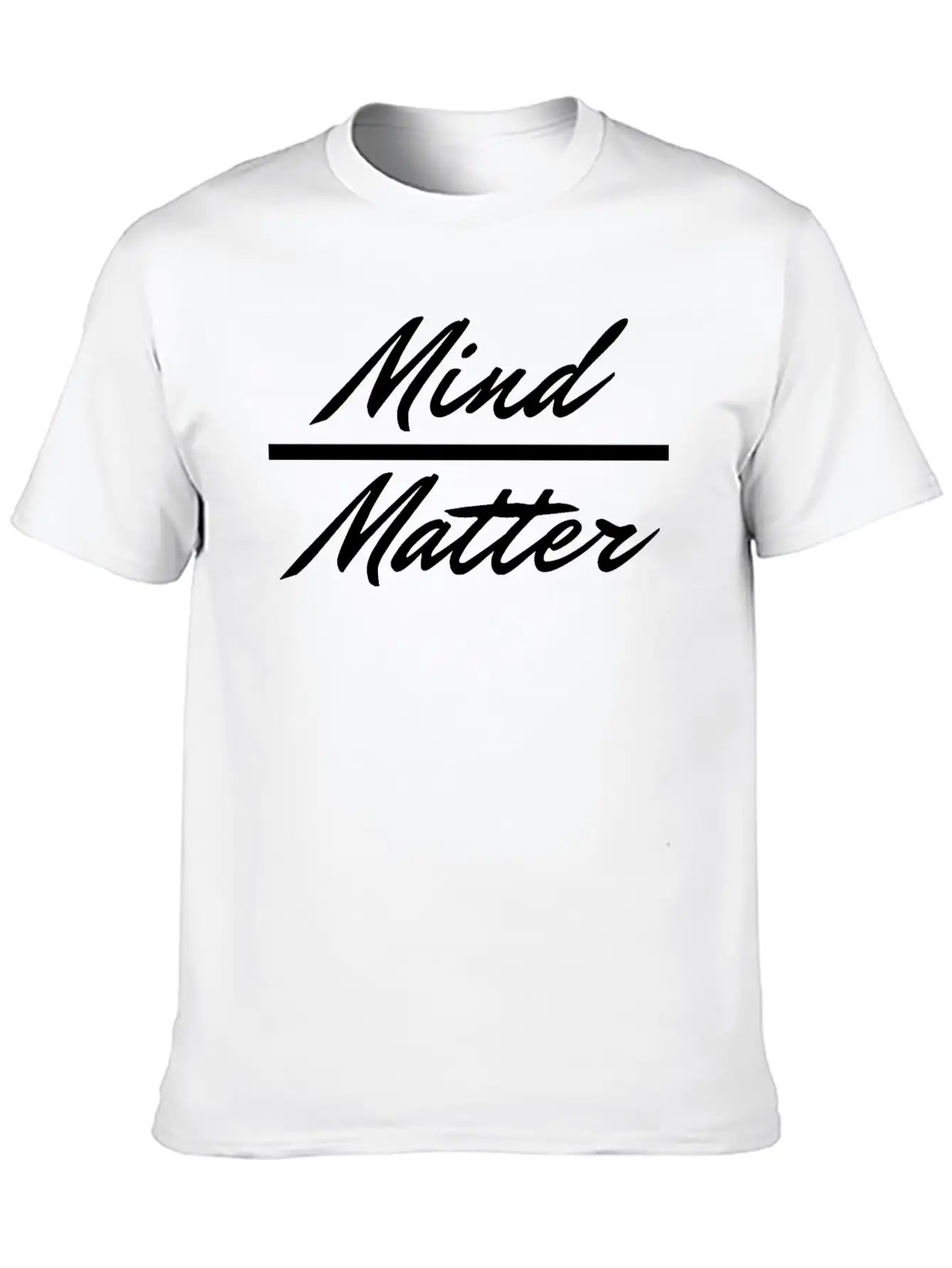 Mind Over Matter Timeless Short Sleeve Tee – Comfy And Minimalist Design