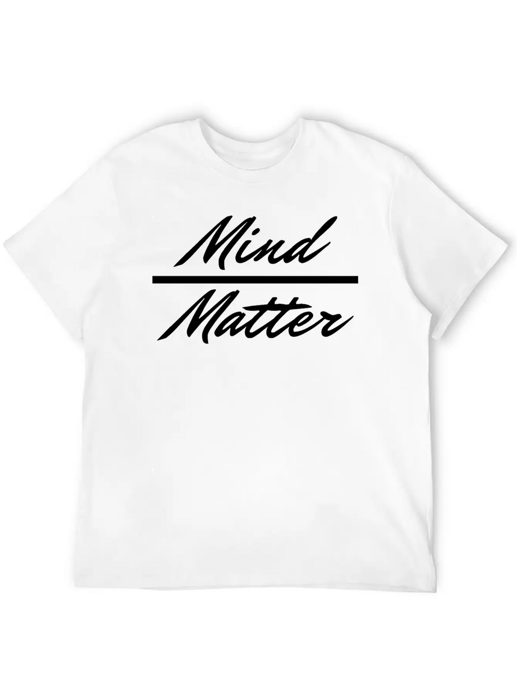 Mind Over Matter Timeless Short Sleeve Tee – Comfy And Minimalist Design