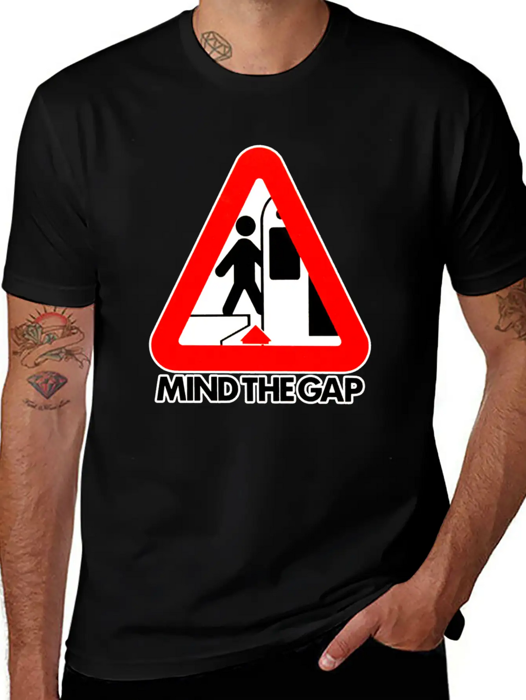 Mind The Gap Unisex Casual T-Shirt – Clean Design For Daily Comfort