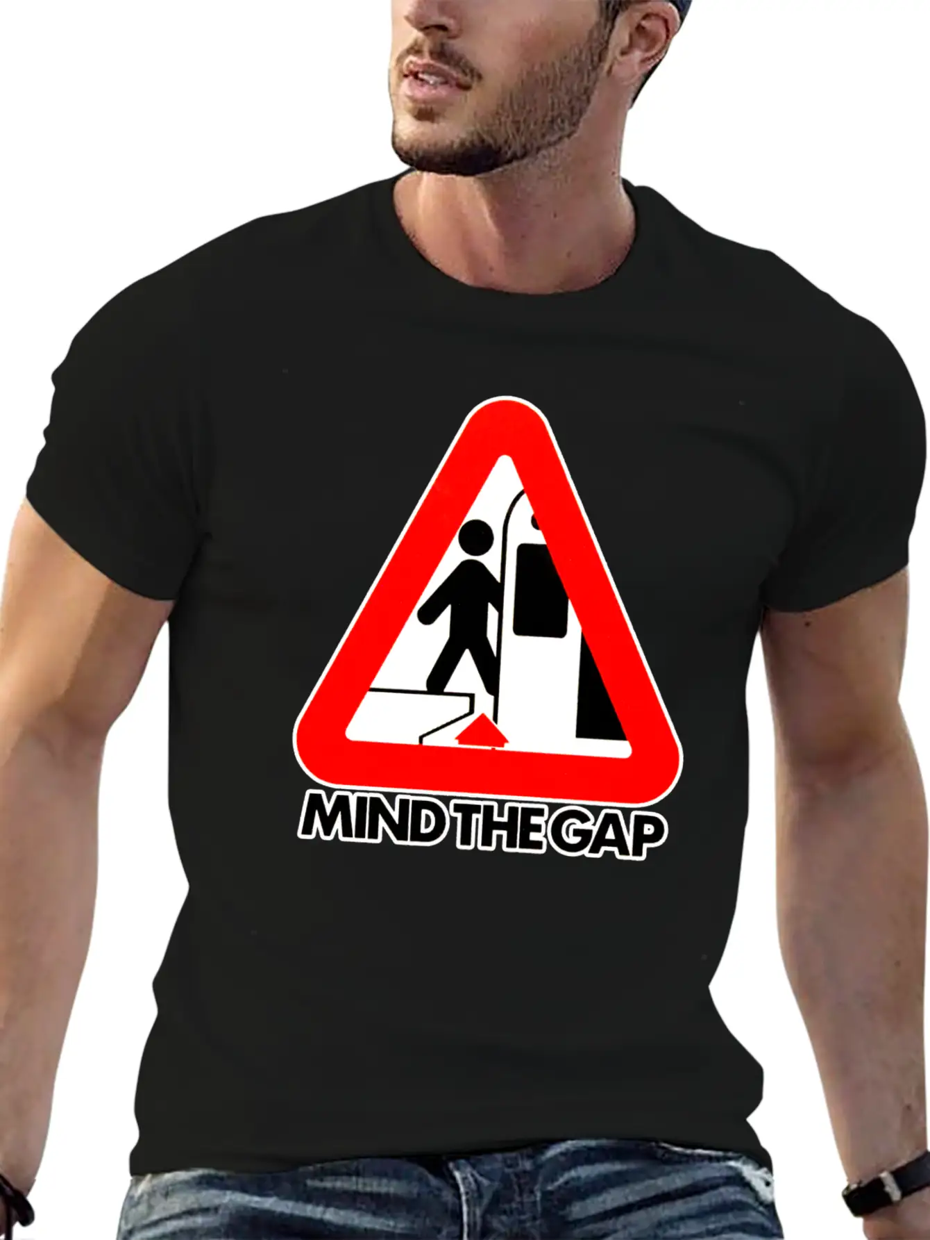 Mind The Gap Unisex Casual T-Shirt – Clean Design For Daily Comfort
