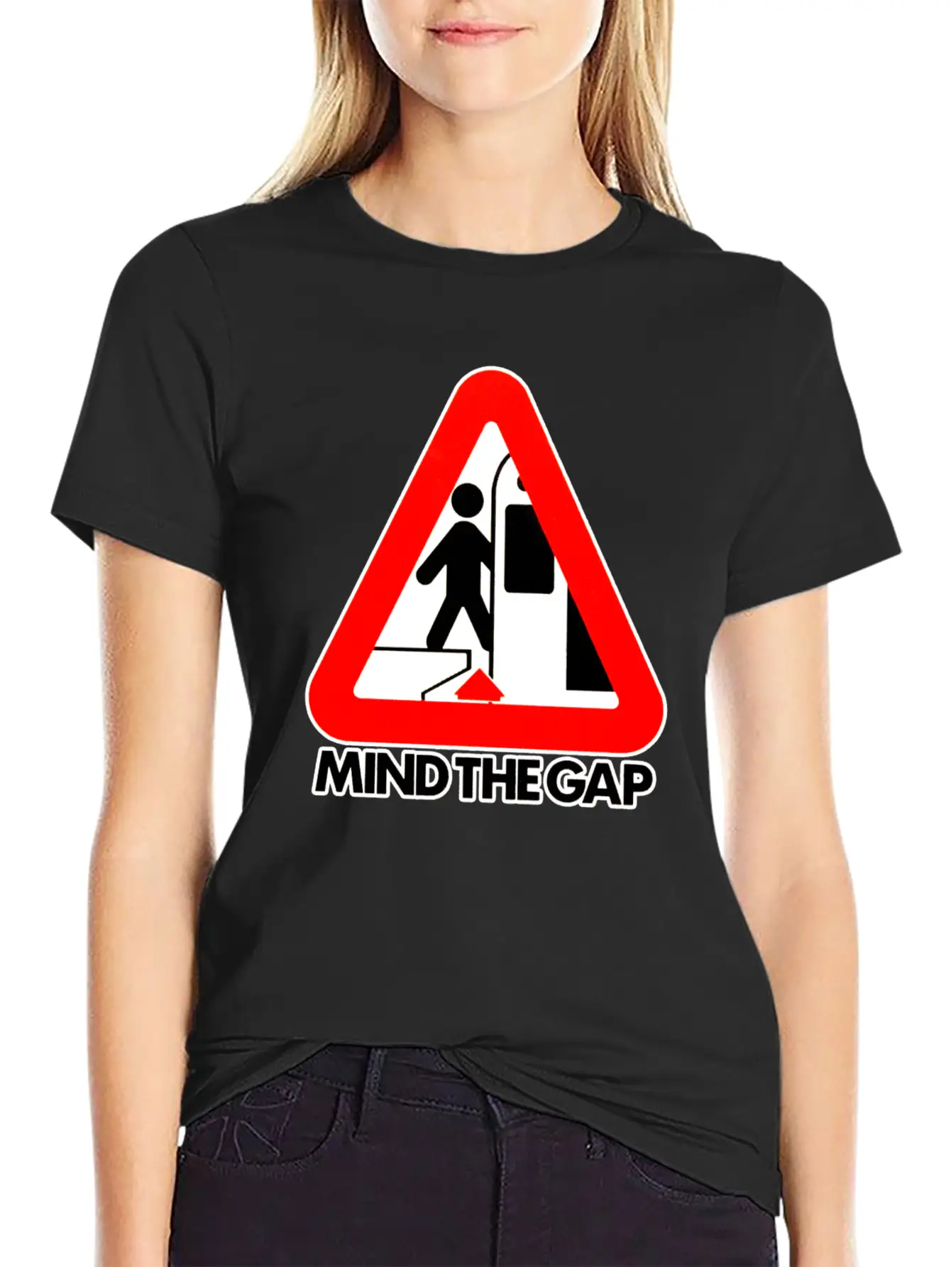 Mind The Gap Unisex Casual T-Shirt – Clean Design For Daily Comfort