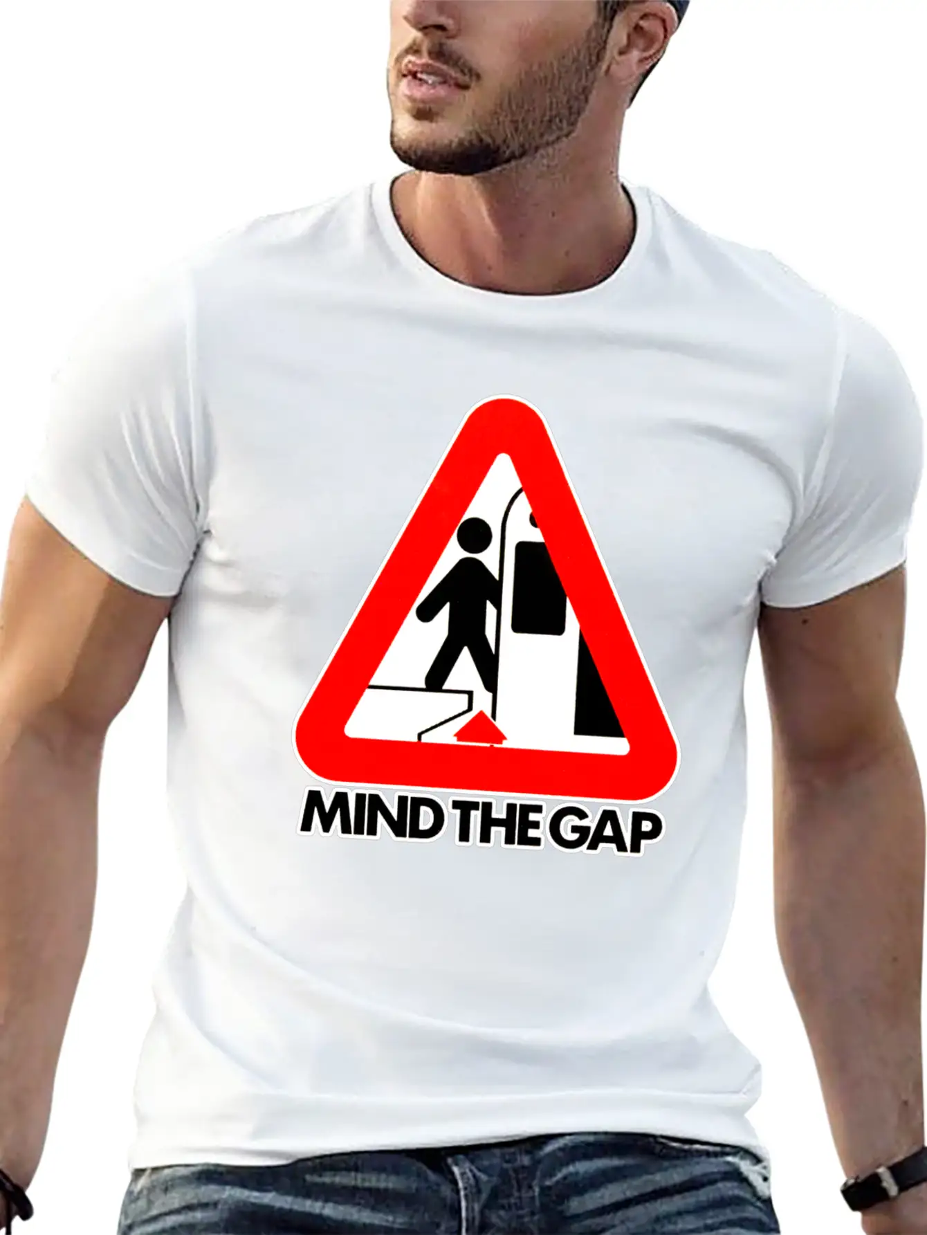 Mind The Gap Unisex Casual T-Shirt – Clean Design For Daily Comfort