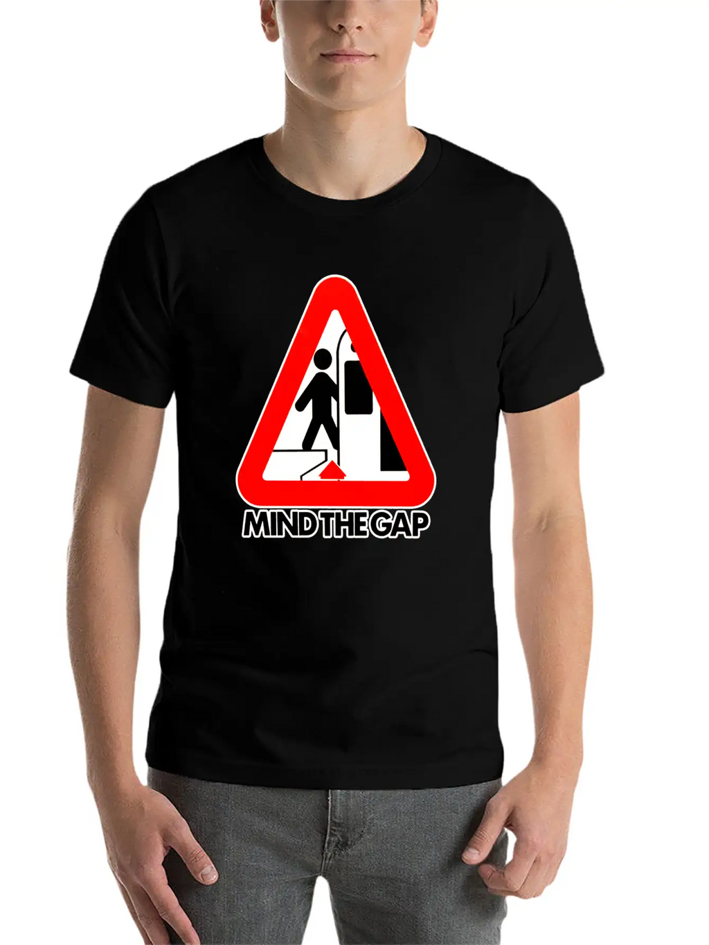 Mind The Gap Unisex Casual T-Shirt – Clean Design For Daily Comfort