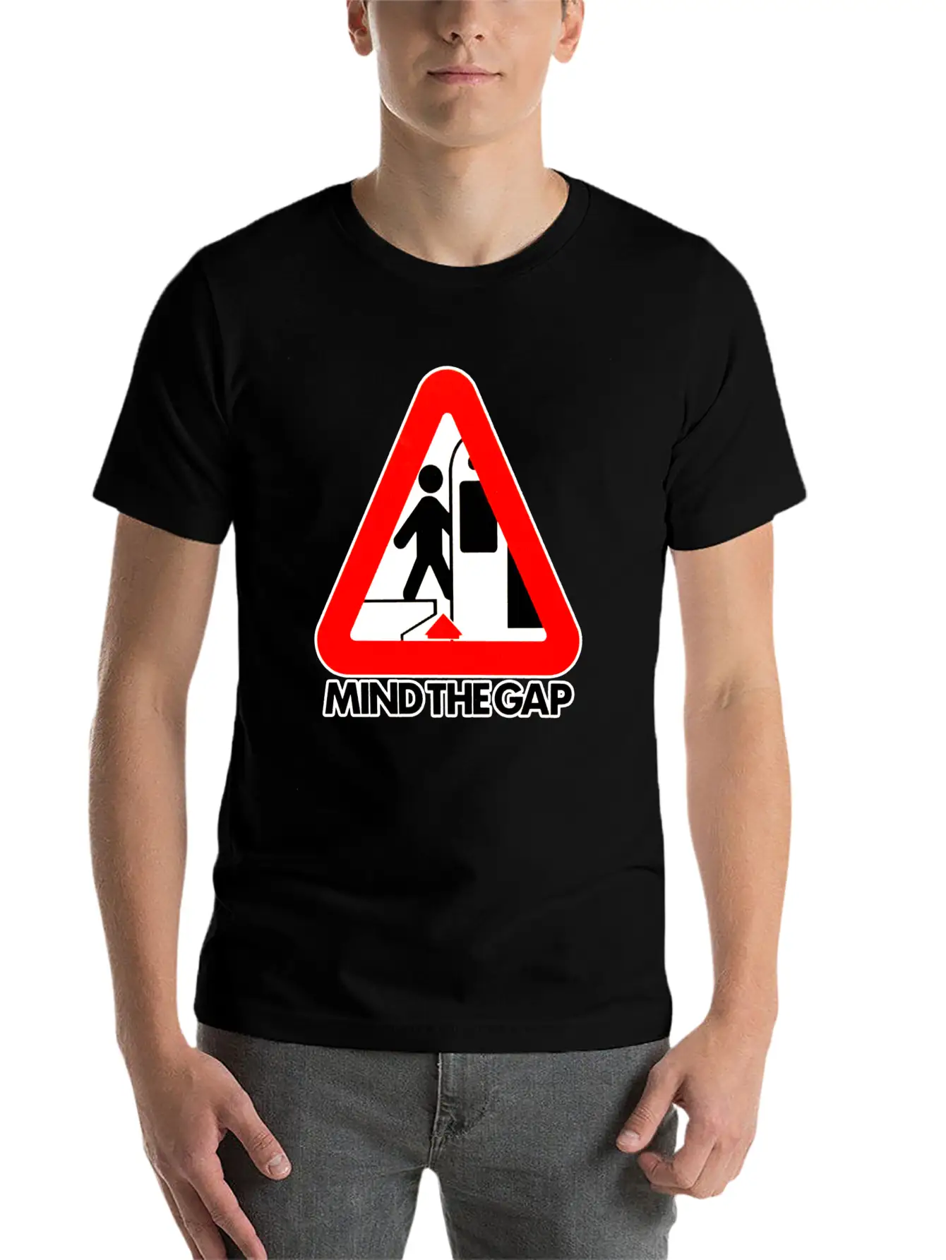 Mind The Gap Unisex Casual T-Shirt – Clean Design For Daily Comfort