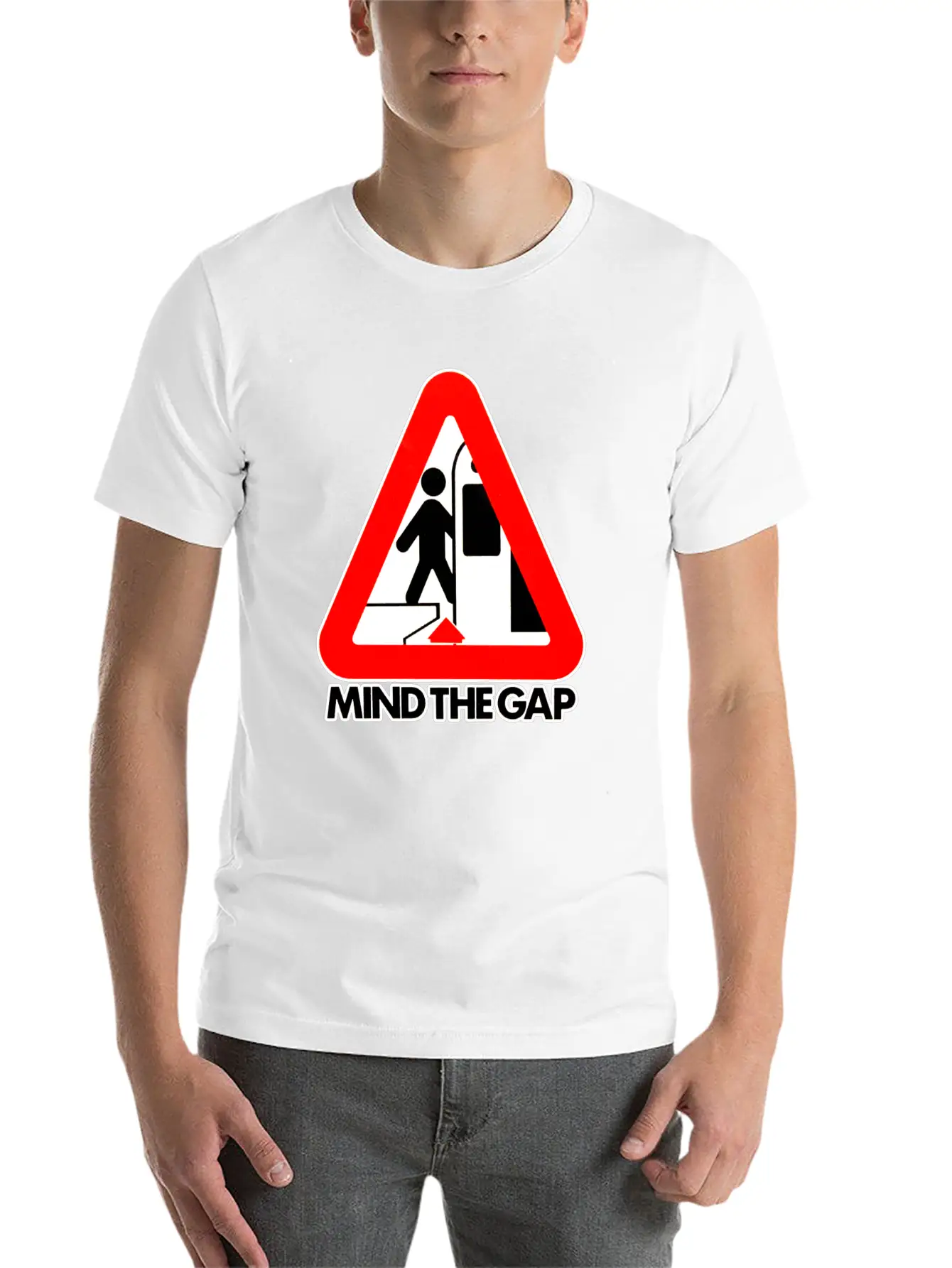 Mind The Gap Unisex Casual T-Shirt – Clean Design For Daily Comfort
