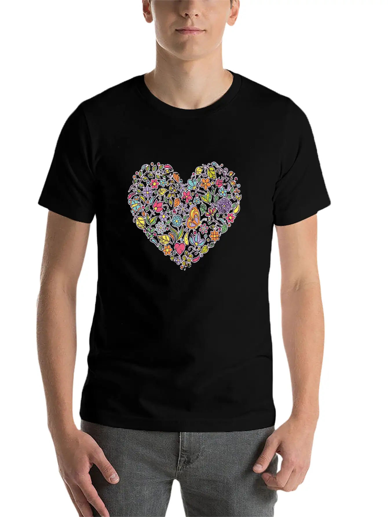 Mindfulness Meditation Relaxed Everyday Tee – Lightweight And Durable Cotton