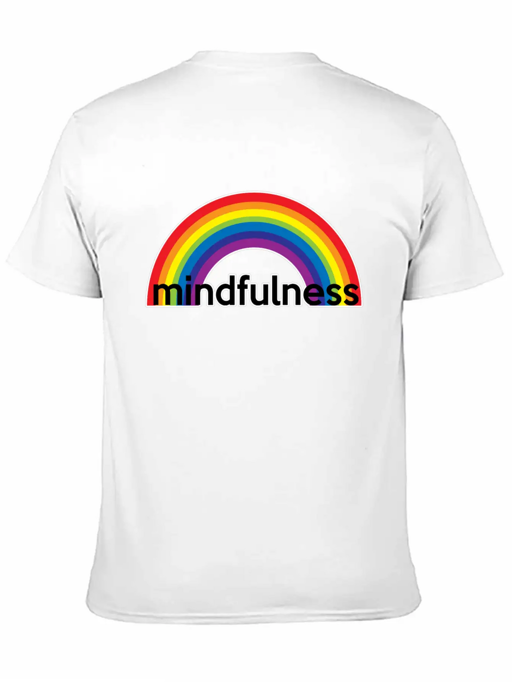 Mindfulness Rainbow Classic Cotton Tee – Unisex Comfort For Any Season