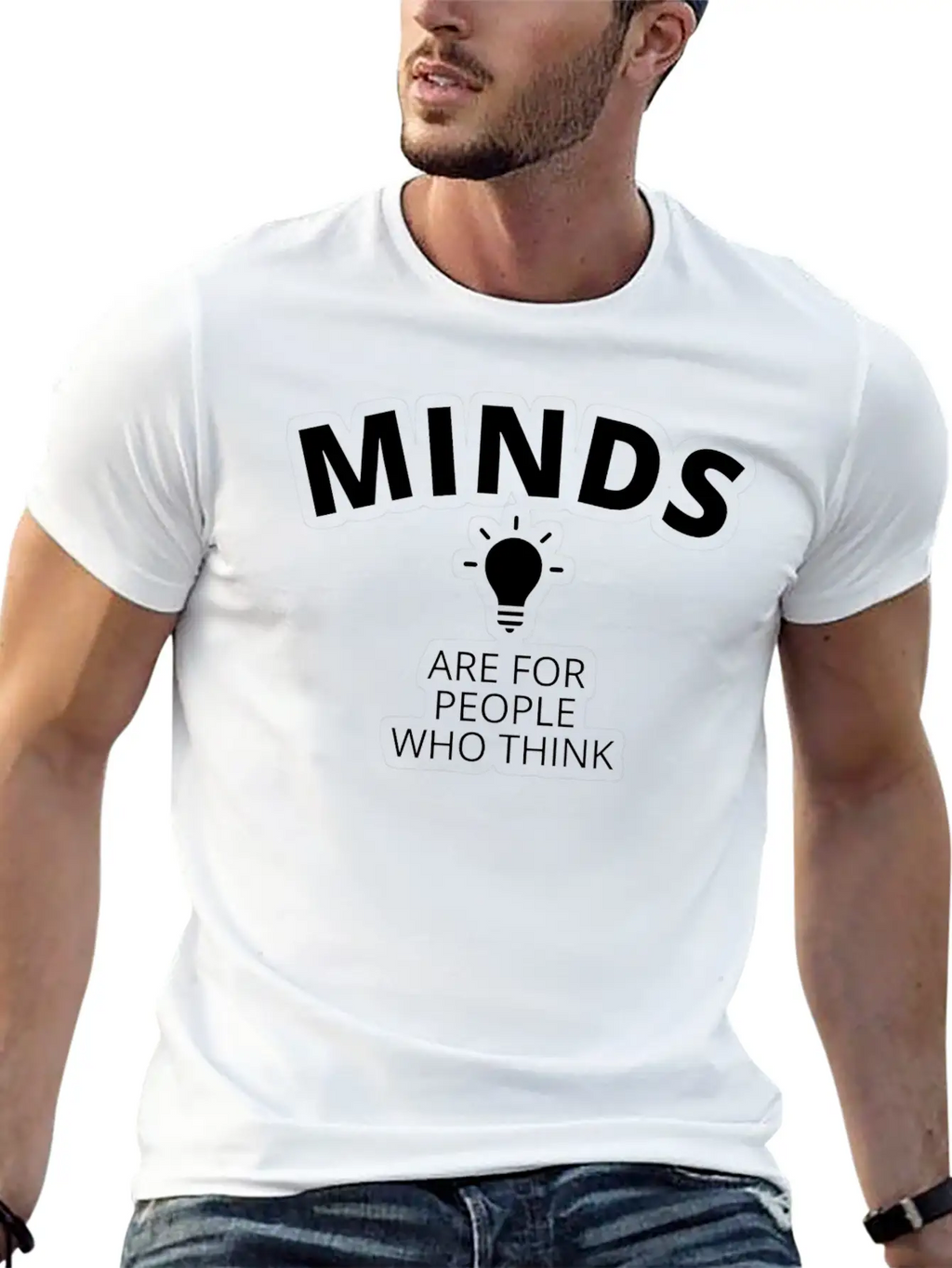 Minds Are For People Who Think Breathable Graphic T-Shirt – Perfect For Casual Days