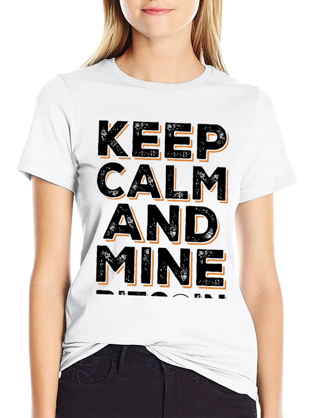 Mine Bitcoin Saying - Btc Crypto Breathable Soft Cotton T-Shirt – Timeless Casual Look