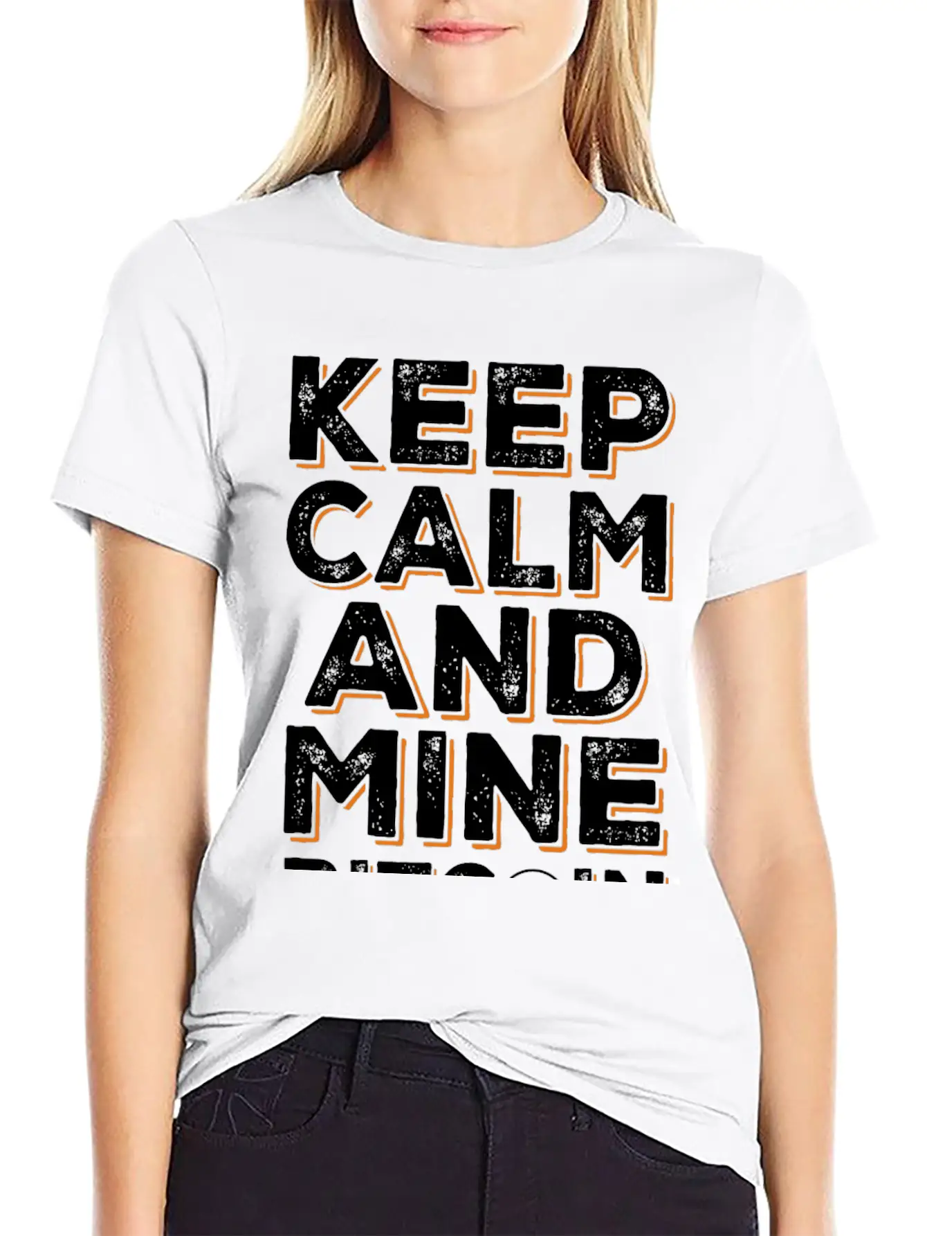 Mine Bitcoin Saying - Btc Crypto Breathable Soft Cotton T-Shirt – Timeless Casual Look