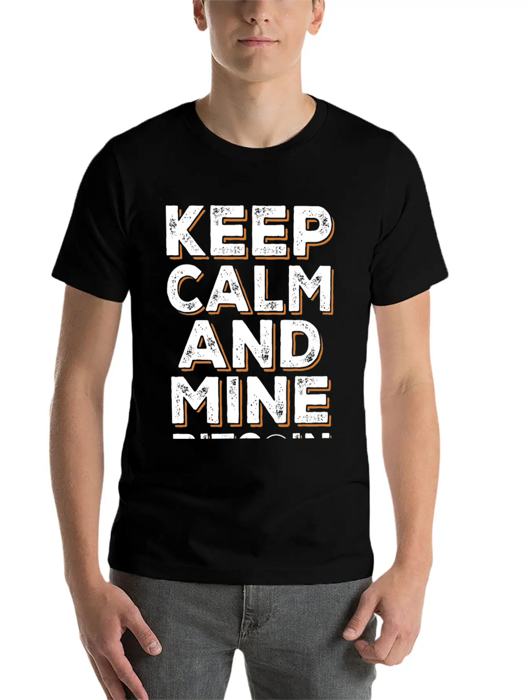 Mine Bitcoin Saying - Btc Crypto Breathable Soft Cotton T-Shirt – Timeless Casual Look