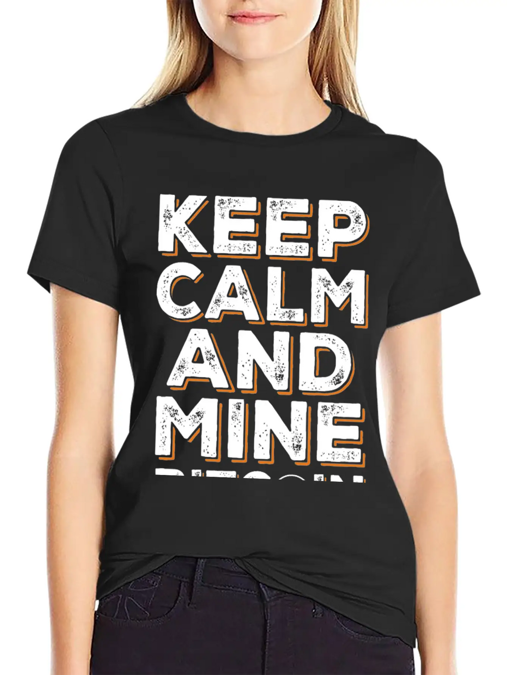 Mine Bitcoin Saying - Btc Crypto Breathable Soft Cotton T-Shirt – Timeless Casual Look