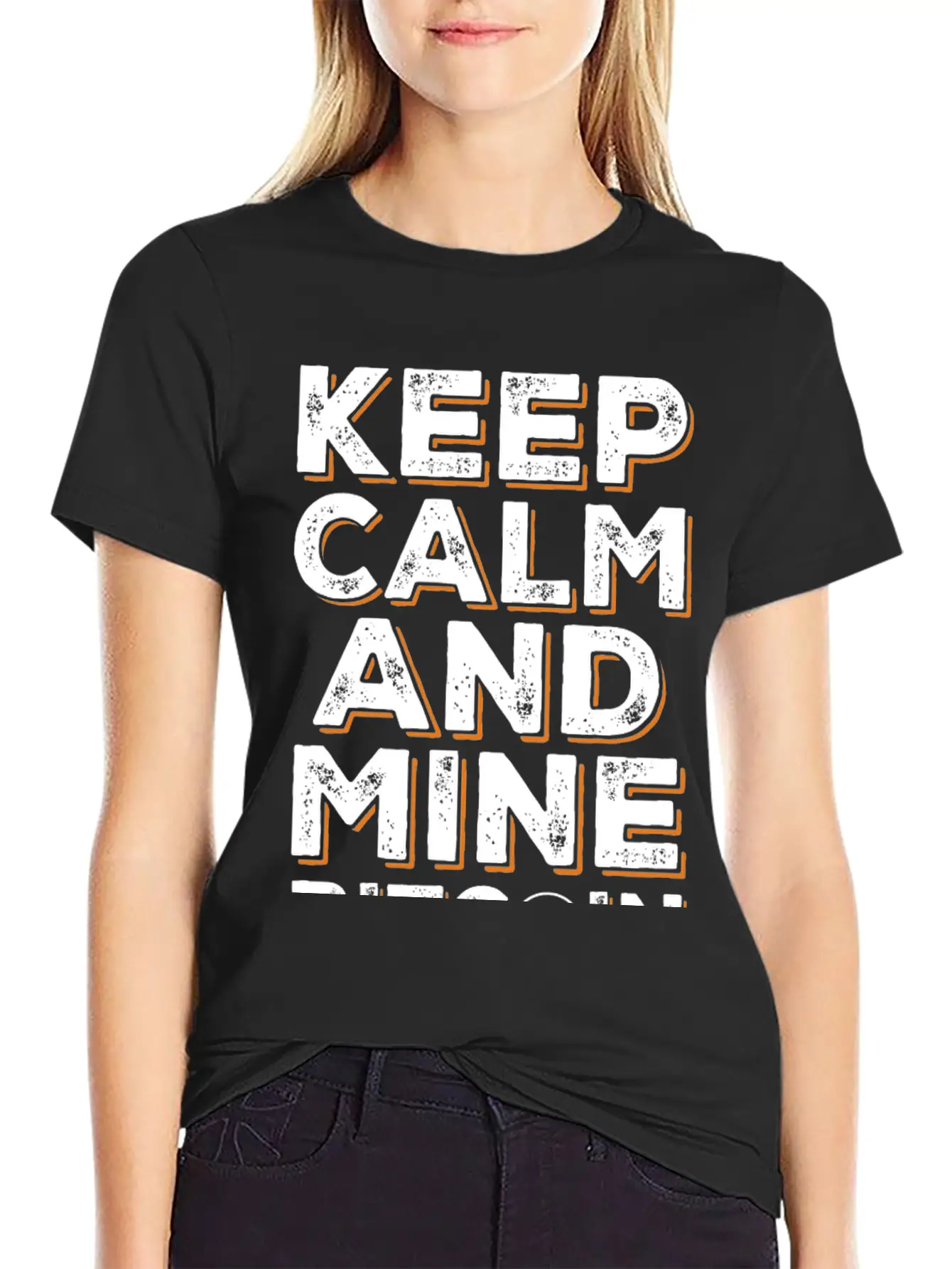 Mine Bitcoin Saying - Btc Crypto Breathable Soft Cotton T-Shirt – Timeless Casual Look
