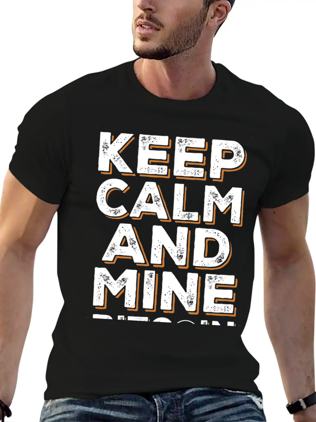Mine Bitcoin Saying - Btc Crypto Breathable Soft Cotton T-Shirt – Timeless Casual Look