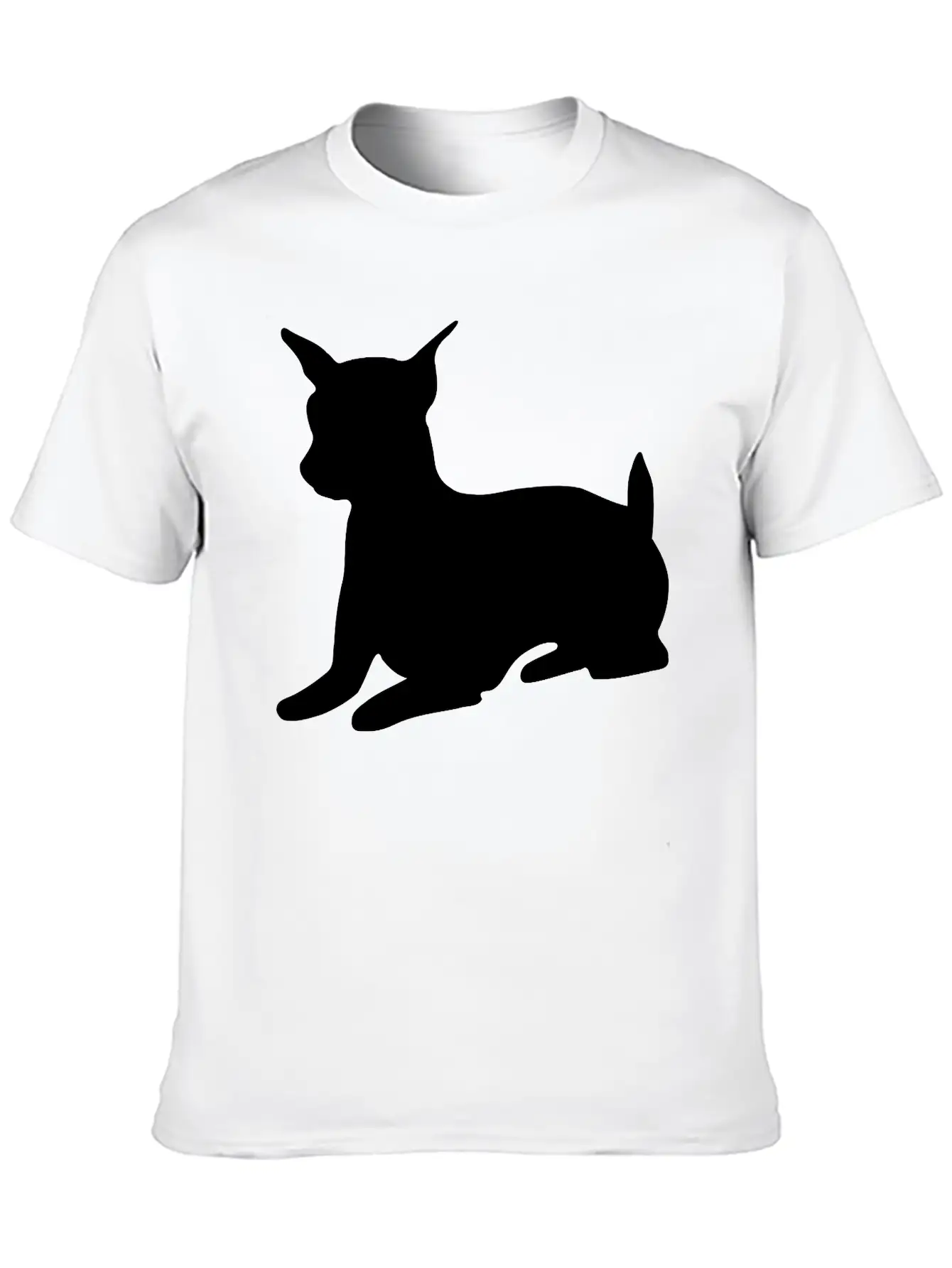 Miniature Pinscher Shadow Essential Cotton Tee For Daily Outfits – Unisex Style